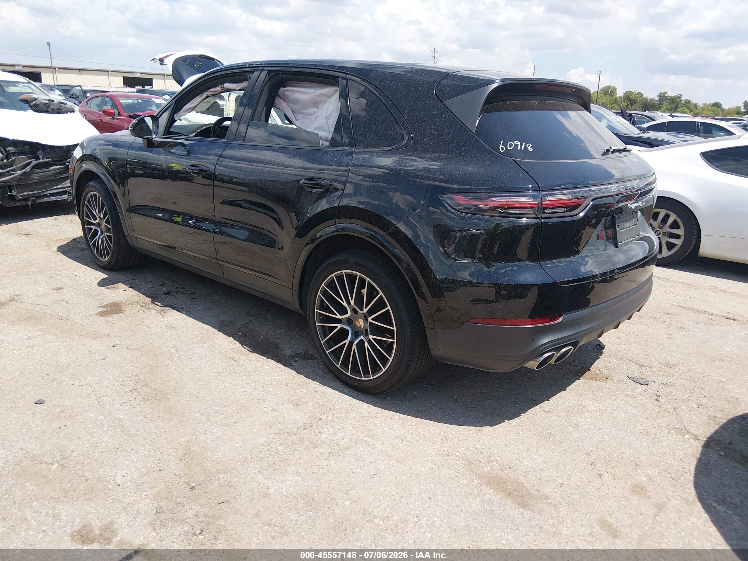 2019 Porsche Cayenne VIN WP1AB2AY1KDA65268 IAAI salvage auction — Side, Original (Texas), sold $17,200 on 2026-09-13 (photo 3)