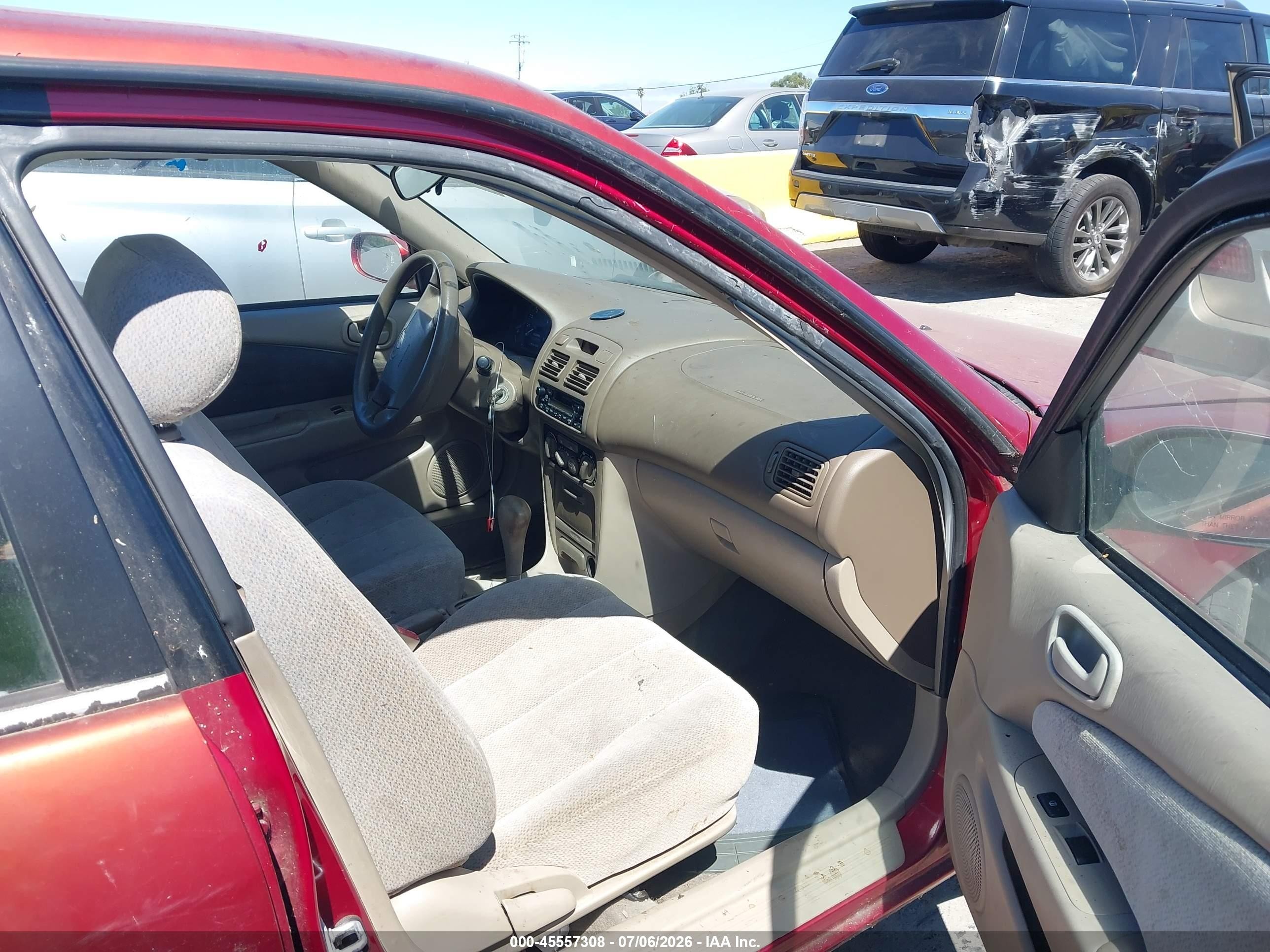 2001 Toyota Corolla VIN 1NXBR12E91Z431648 IAAI salvage auction — Normal Wear, Clear - Dealer Only (California), sold $375 on 2026-07-09 (photo 5)