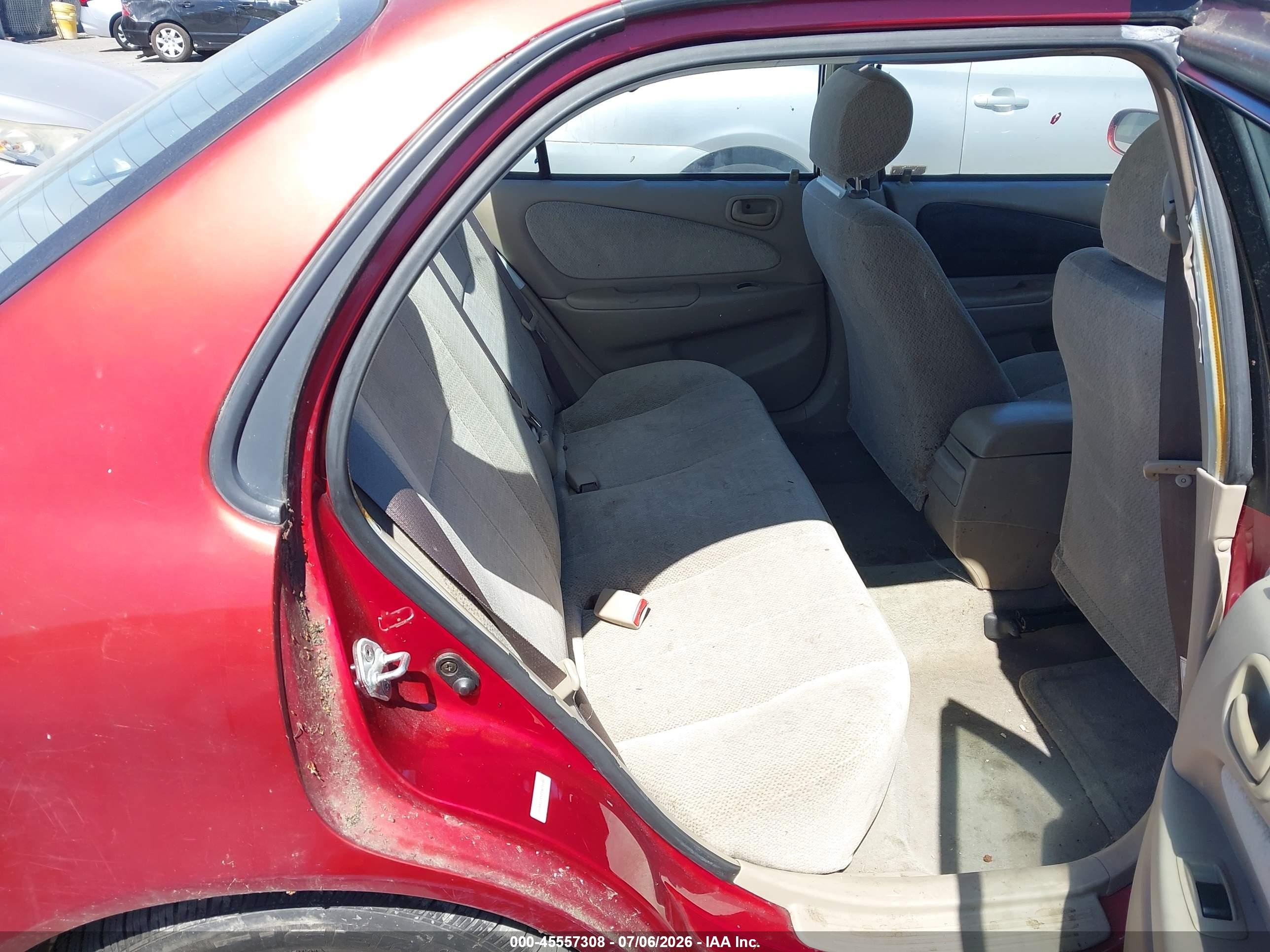 2001 Toyota Corolla VIN 1NXBR12E91Z431648 IAAI salvage auction — Normal Wear, Clear - Dealer Only (California), sold $375 on 2026-07-09 (photo 8)