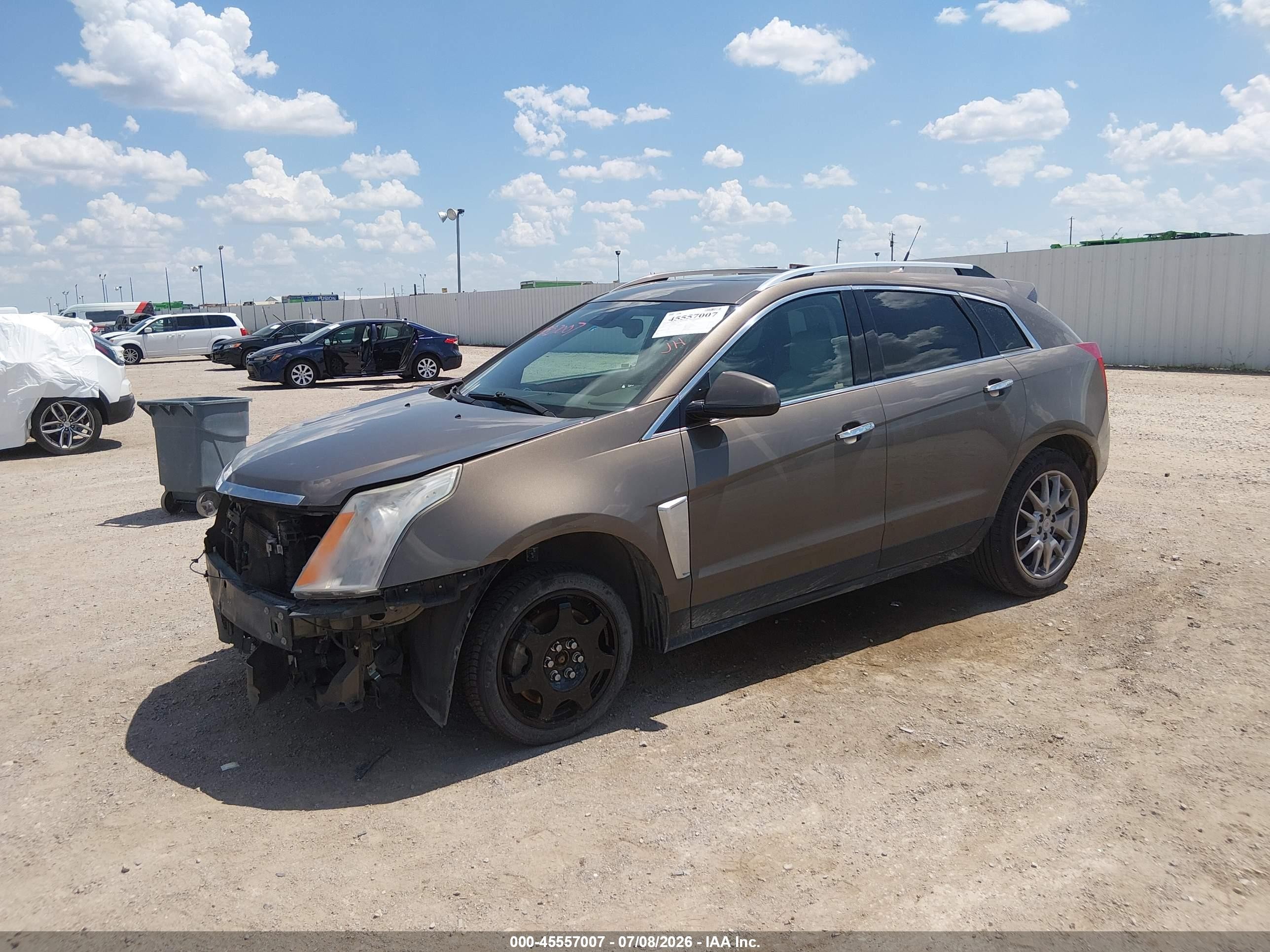 2014 Cadillac Srx VIN 3GYFNCE39ES580083 IAAI salvage auction — Front End, Original (Texas), sold $1,550 on 2026-09-13 (photo 2)