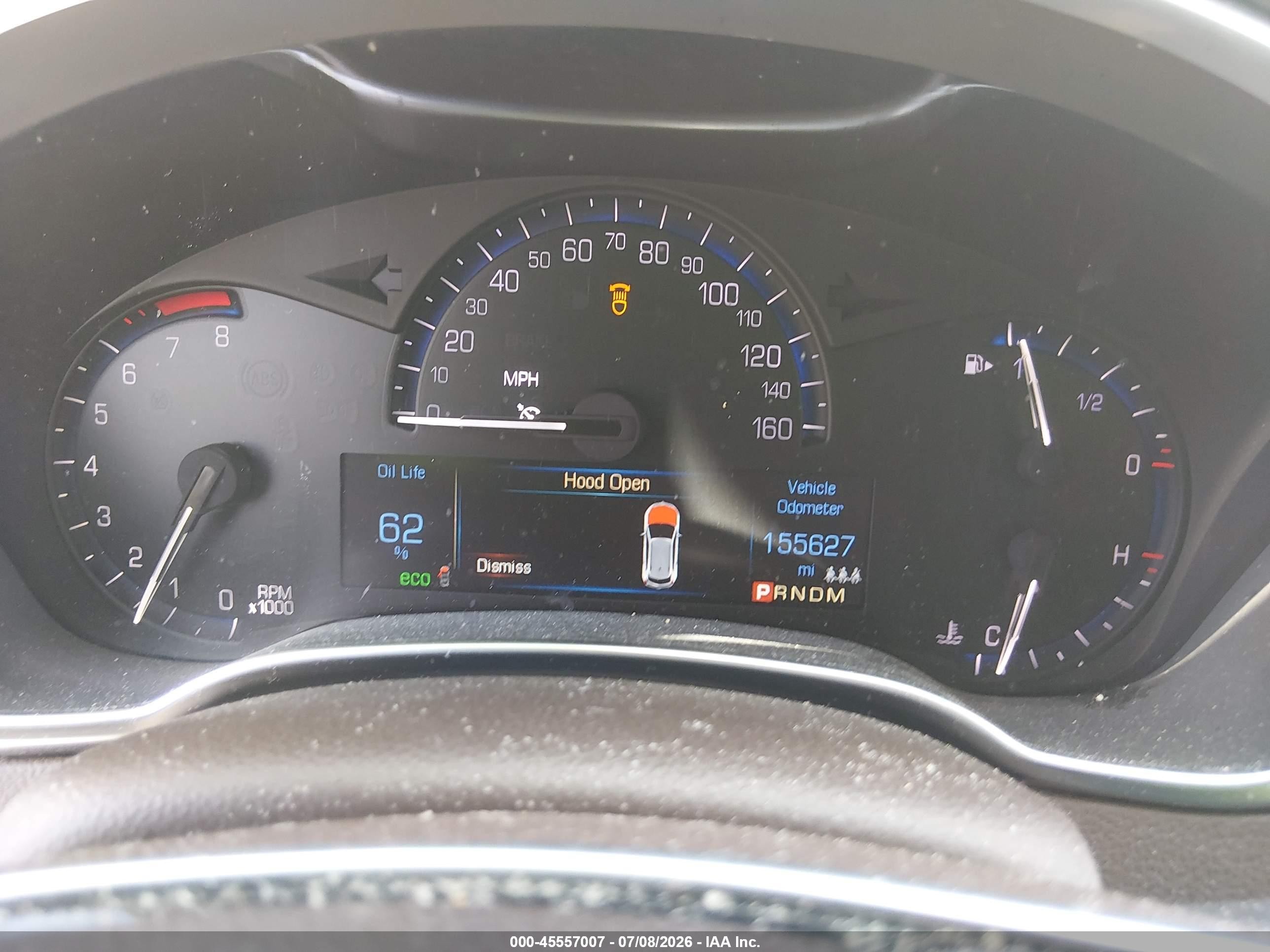 2014 Cadillac Srx VIN 3GYFNCE39ES580083 IAAI salvage auction — Front End, Original (Texas), sold $1,550 on 2026-09-13 (photo 7)