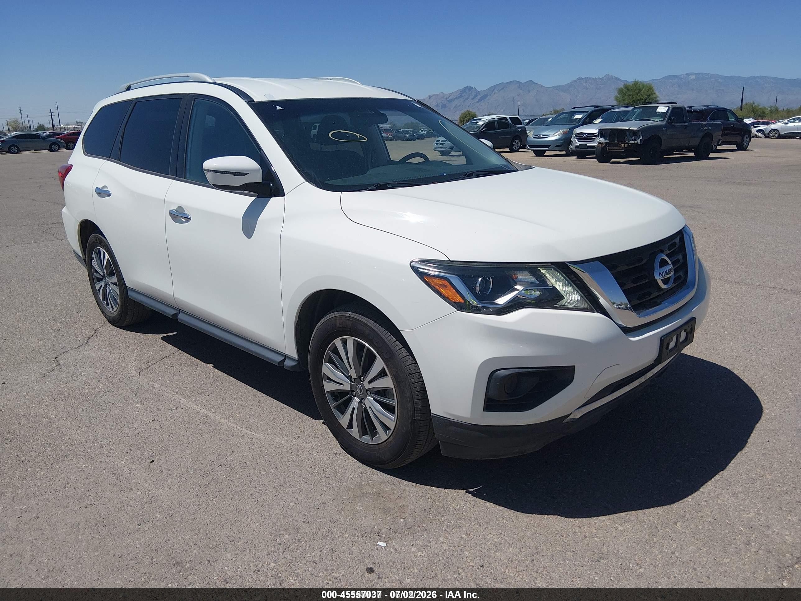 2020 Nissan Pathfinder VIN 5N1DR2AN3LC615041 IAAI salvage auction — Normal Wear, Sf97 (Arizona), sold $7,200 on 2026-07-09 (photo 1)