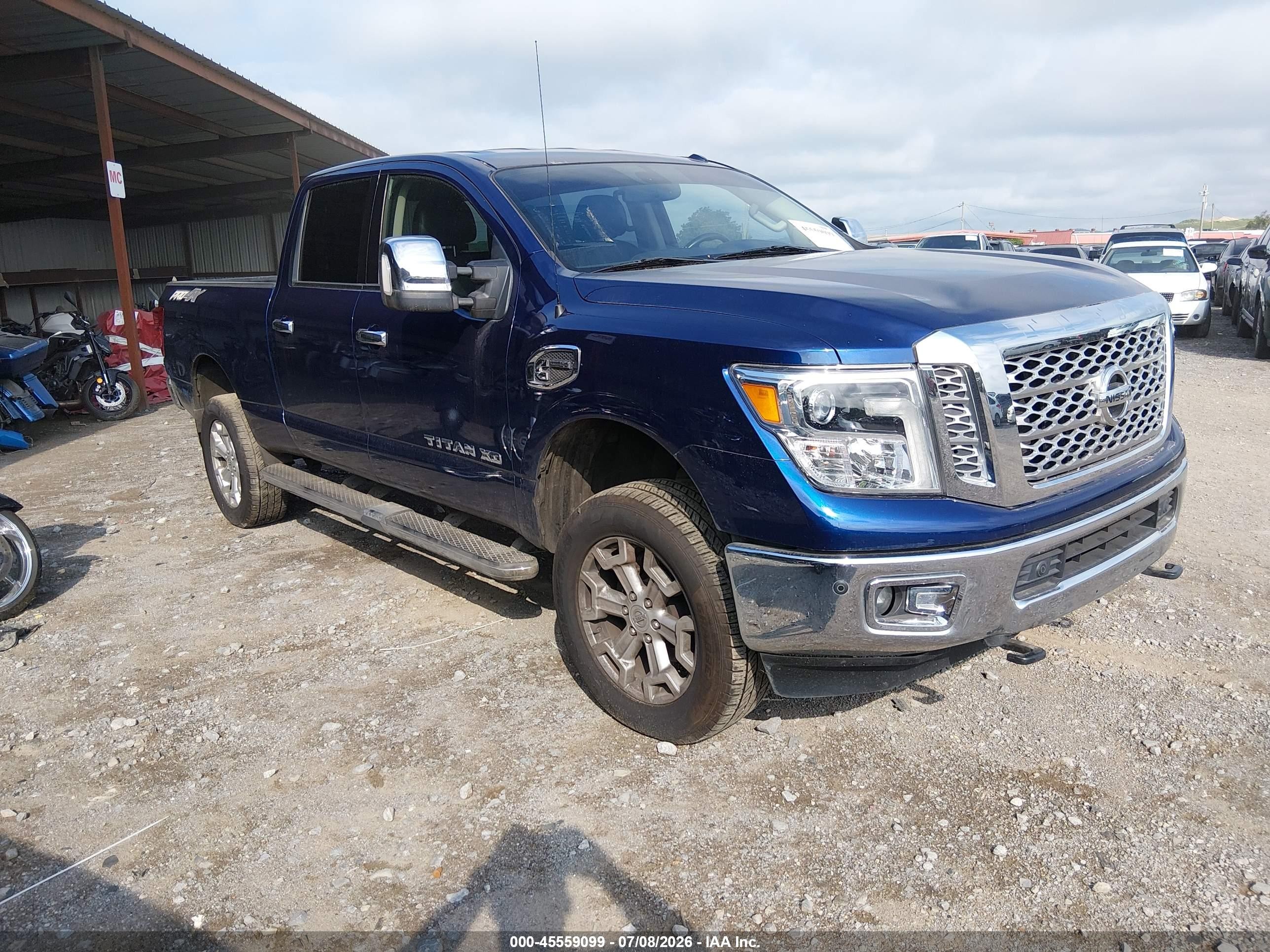 2016 Nissan Titan VIN 1N6BA1F41GN509840 — IAAI salvage auction photo