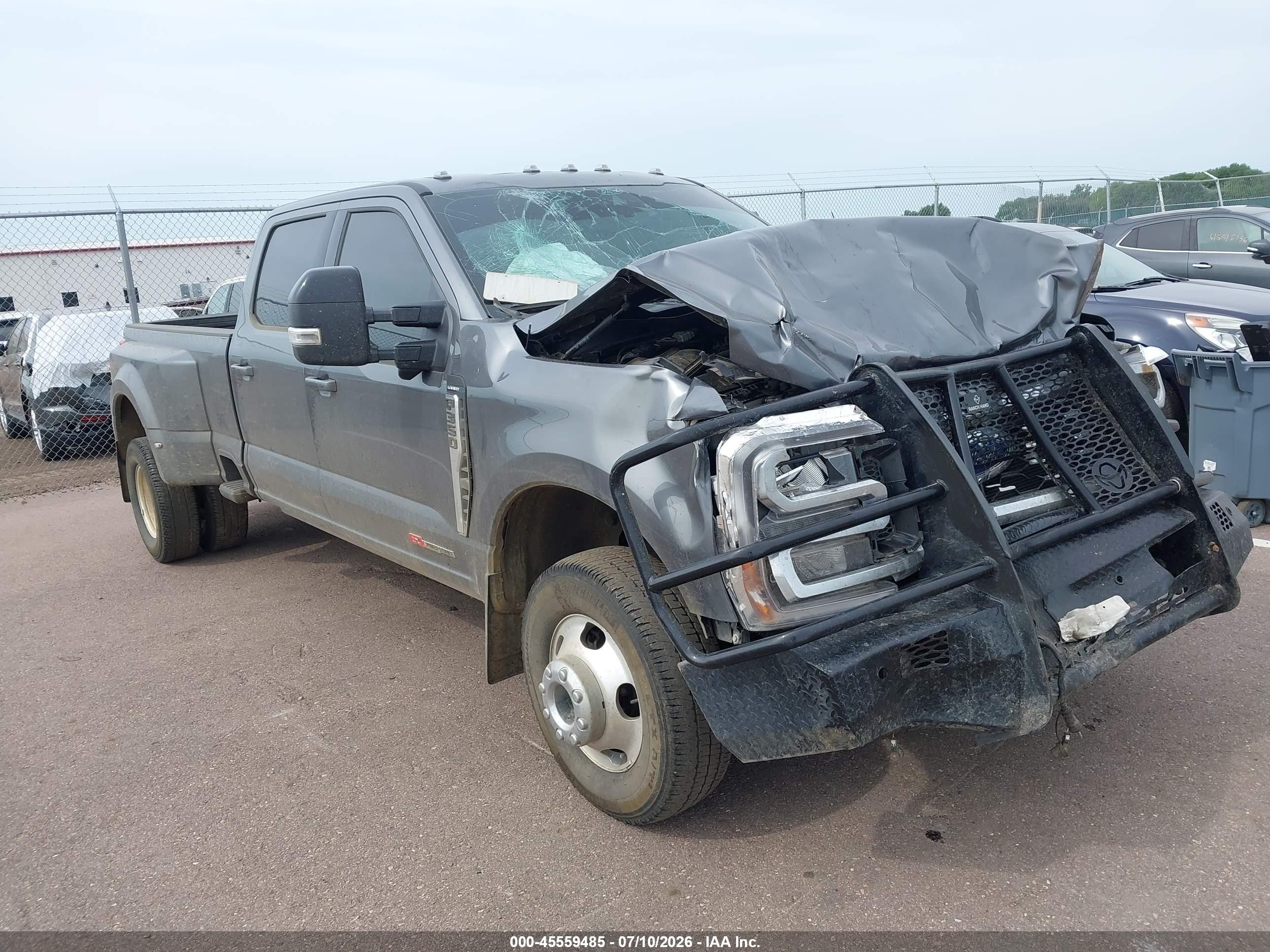 2025 Ford F350 VIN 1FT8W3DM4SED47563 IAAI salvage auction — Front End, Regular (South Dakota), sold $24,700 on 2026-09-03 (photo 1)