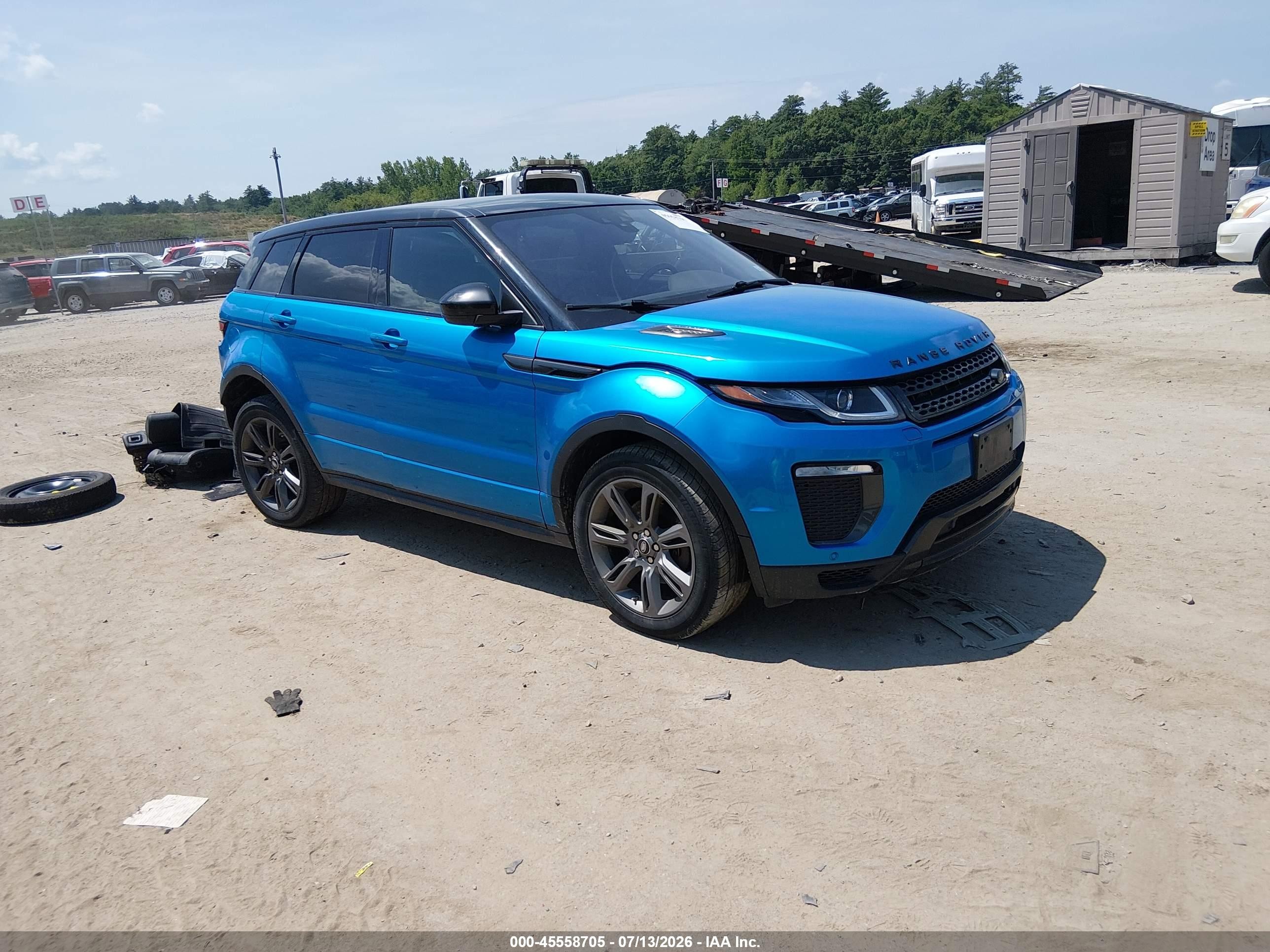 2018 Land rover Range rover evoque VIN SALVC2RX3JH294577 IAAI salvage auction — Rear End, Salvage (New Hampshire), sold $5,900 on 2026-10-11 (photo 1)