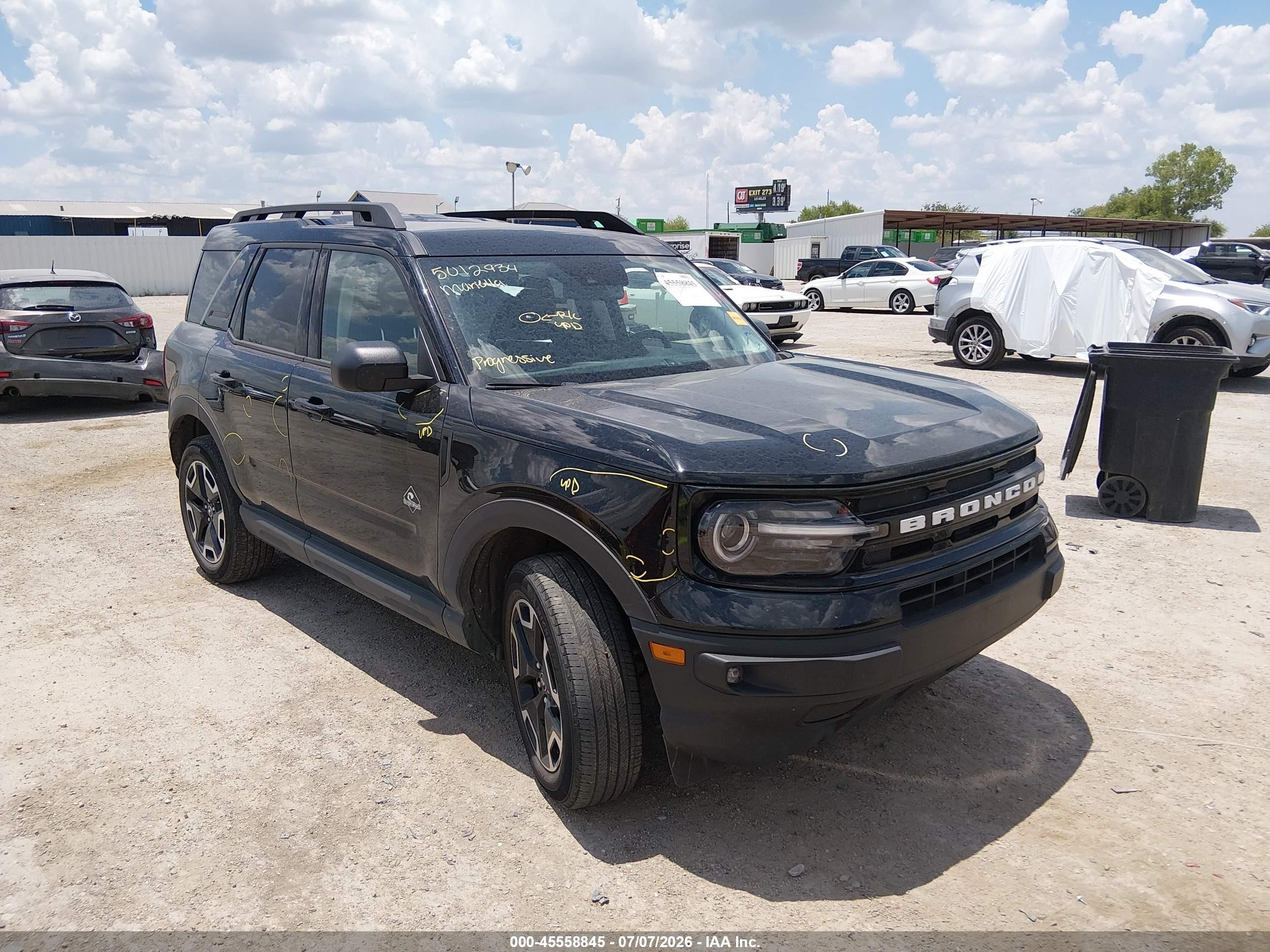 2023 Ford Bronco Sport VIN 3FMCR9C61PRD43364 — IAAI salvage auction photo