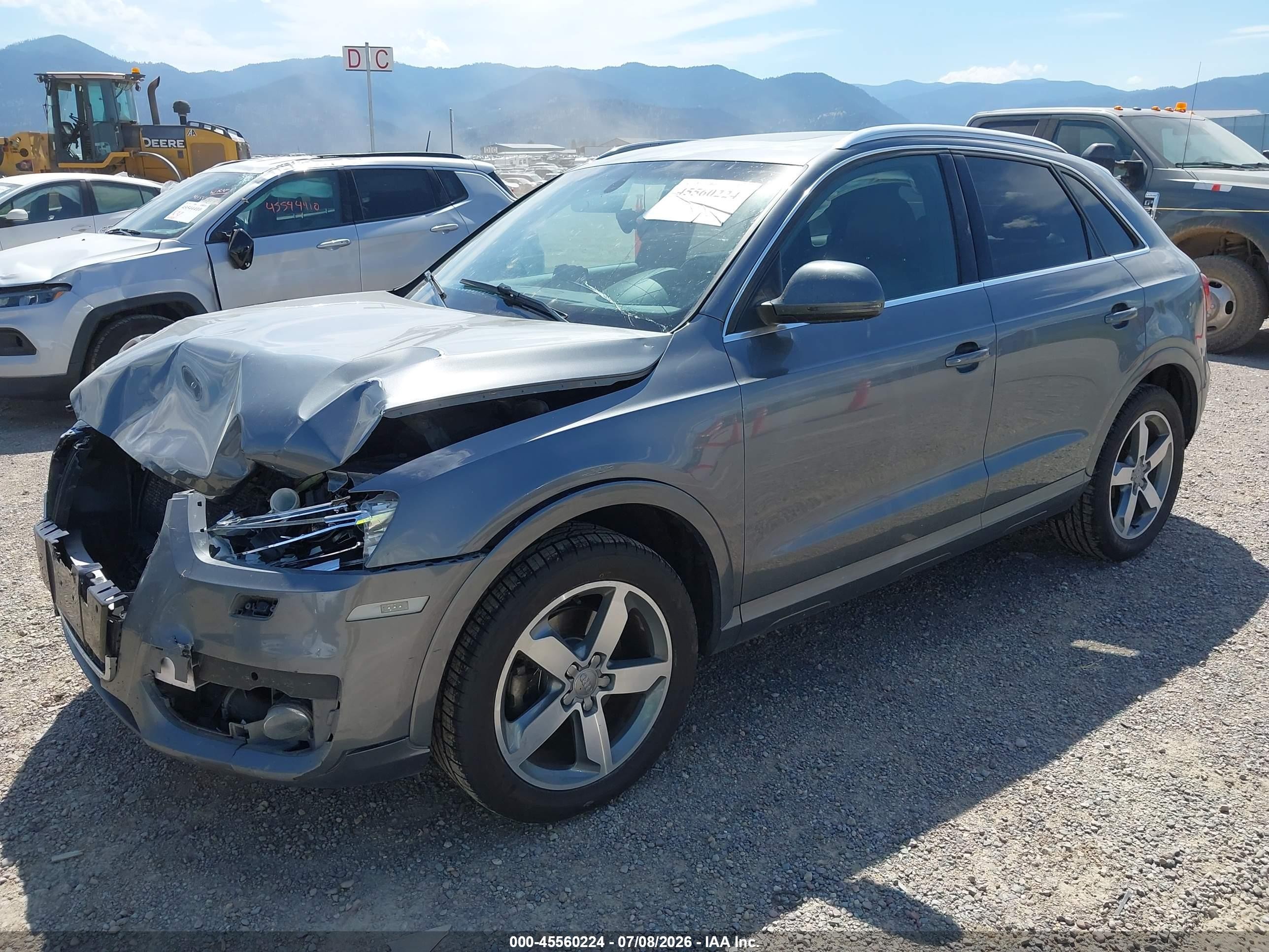 2015 Audi Q3 VIN WA1GFCFS5FR006110 IAAI salvage auction — Front End, Salvage (Montana), sold $600 on 2026-09-16 (photo 2)