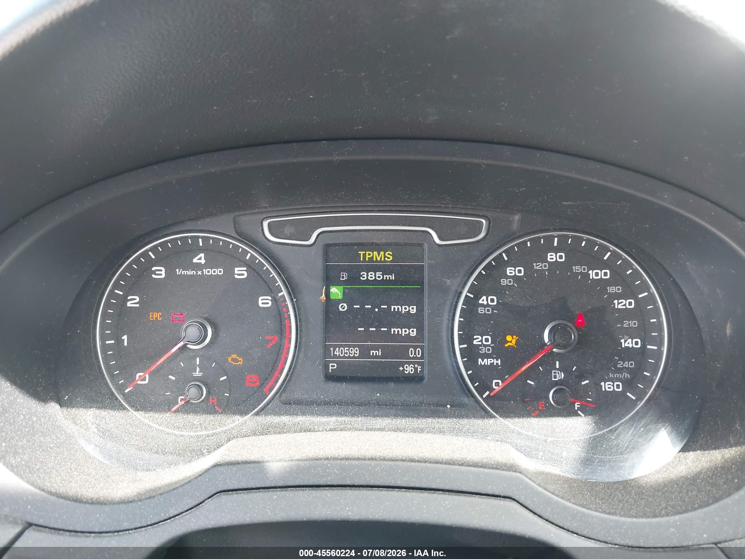 2015 Audi Q3 VIN WA1GFCFS5FR006110 IAAI salvage auction — Front End, Salvage (Montana), sold $600 on 2026-09-16 (photo 7)