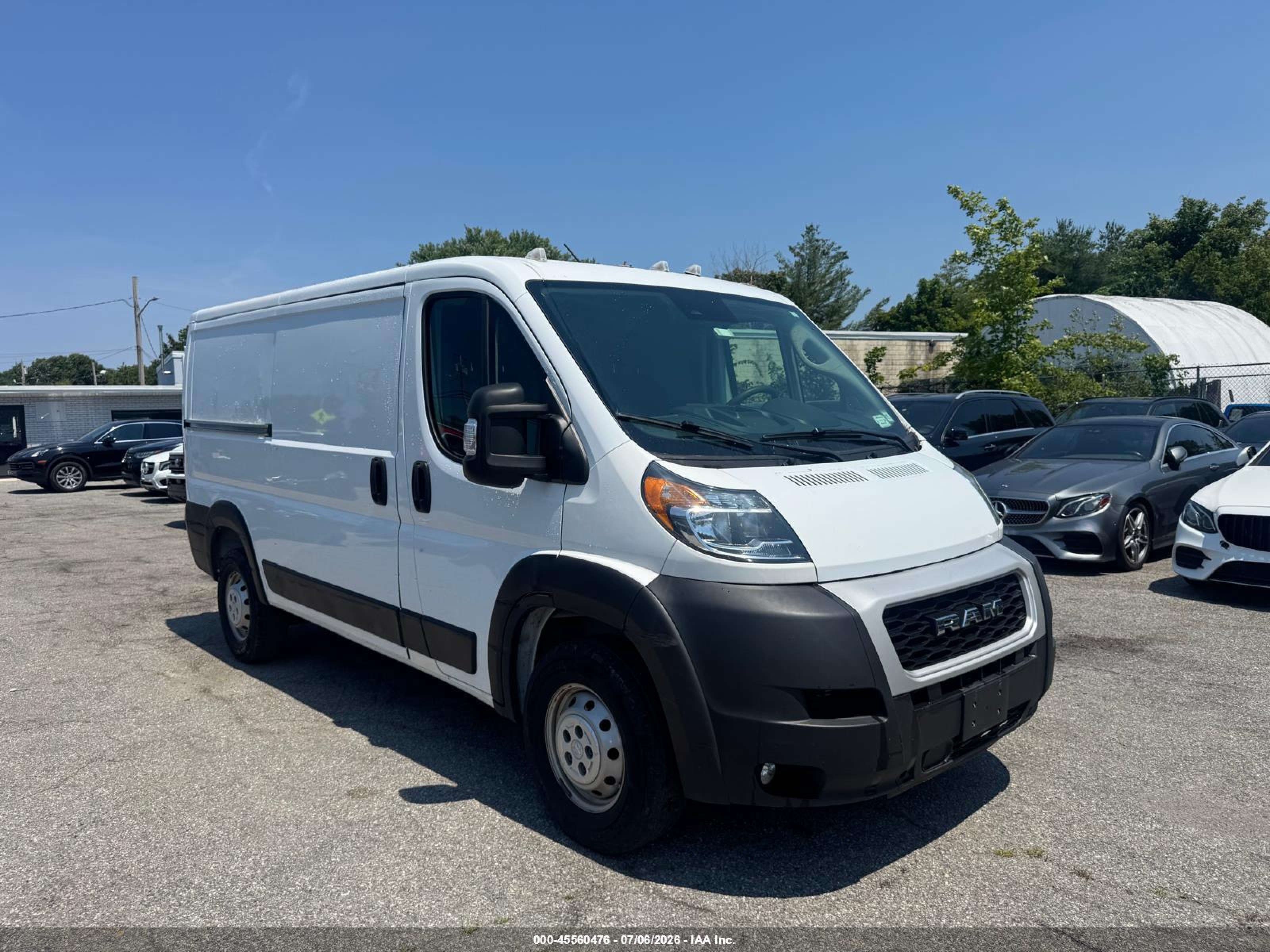 2022 Ram Promaster 3500 VIN 3C6MRVWG7NE120943 IAAI salvage auction — Unknown, Clear (New York), sold $2,650 on 2026-08-12 (photo 1)