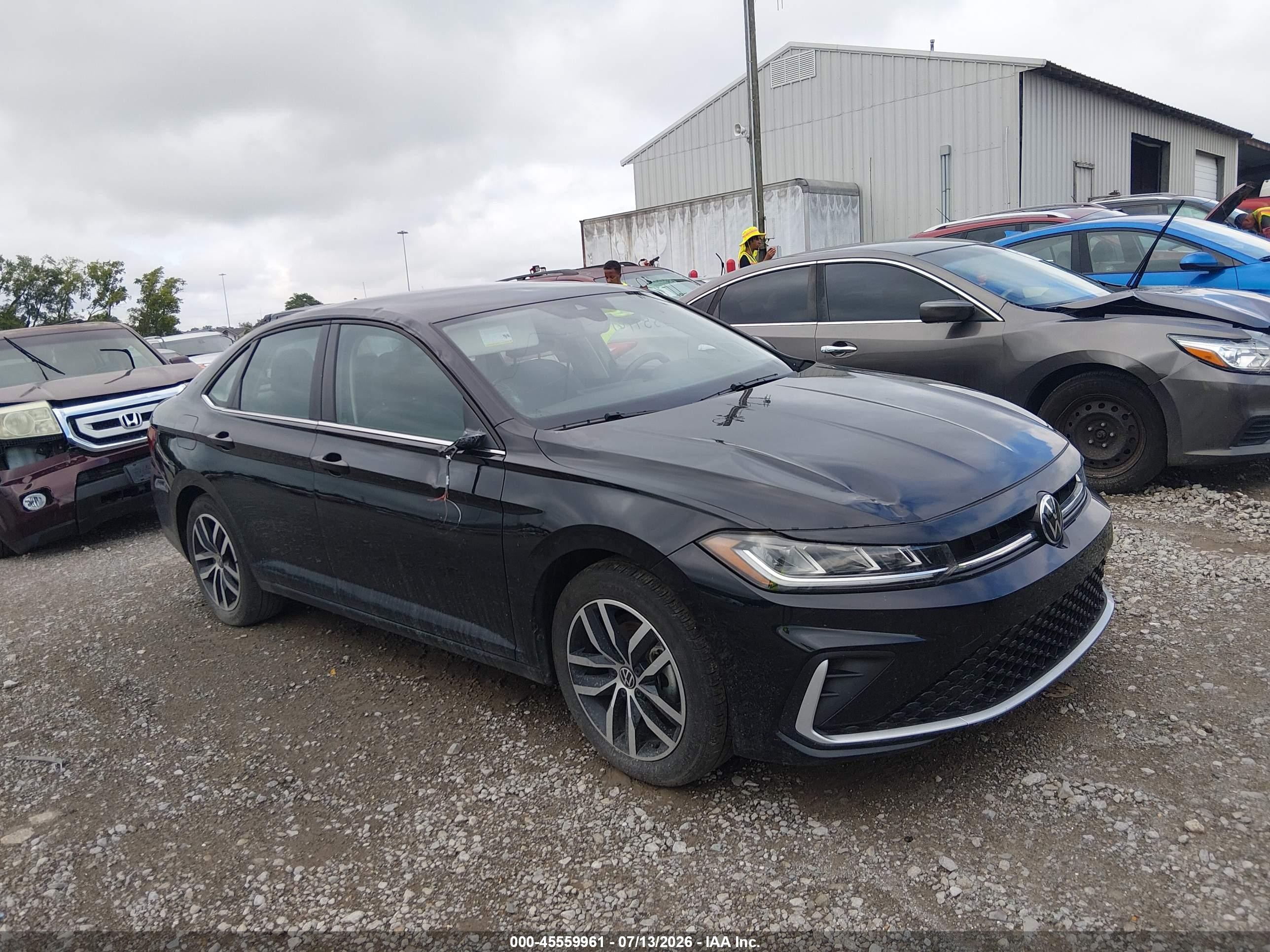 2025 Volkswagen Jetta VIN 3VWEX7BU0SM077068 — IAAI salvage auction photo