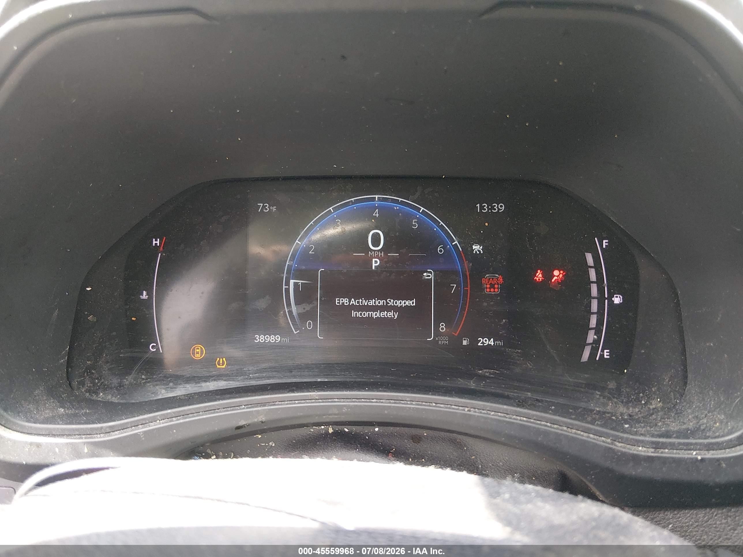 2025 Toyota Highlander VIN 5TDAAAB52SS081230 IAAI salvage auction — Unknown, Salvage (West Virginia), sold $21,000 on 2026-09-04 (photo 7)