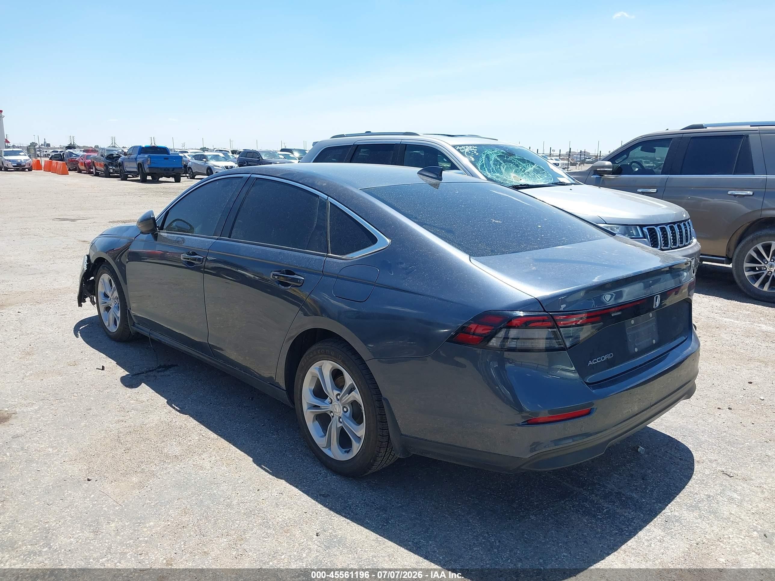 2023 Honda Accord VIN 1HGCY1F20PA011770 IAAI salvage auction — Unknown, Original (Texas), sold $7,000 on 2026-09-13 (photo 3)