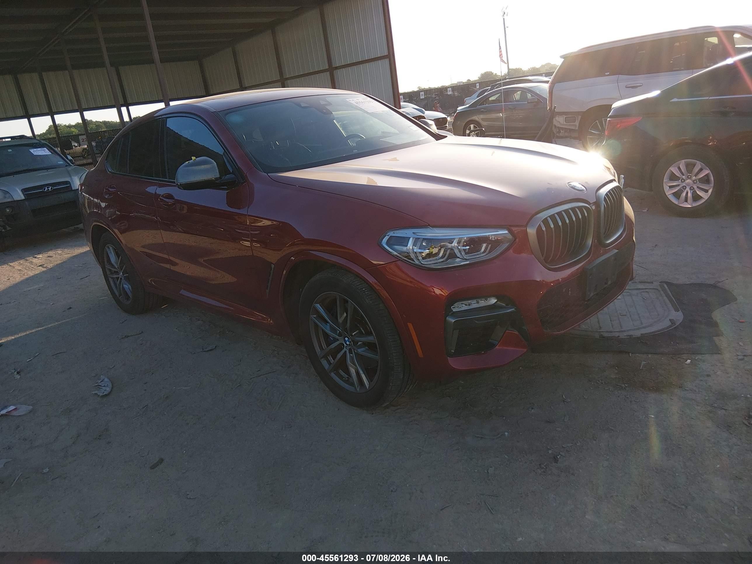 2019 BMW X4 VIN 5UXUJ5C59KLJ63538 — IAAI salvage auction photo