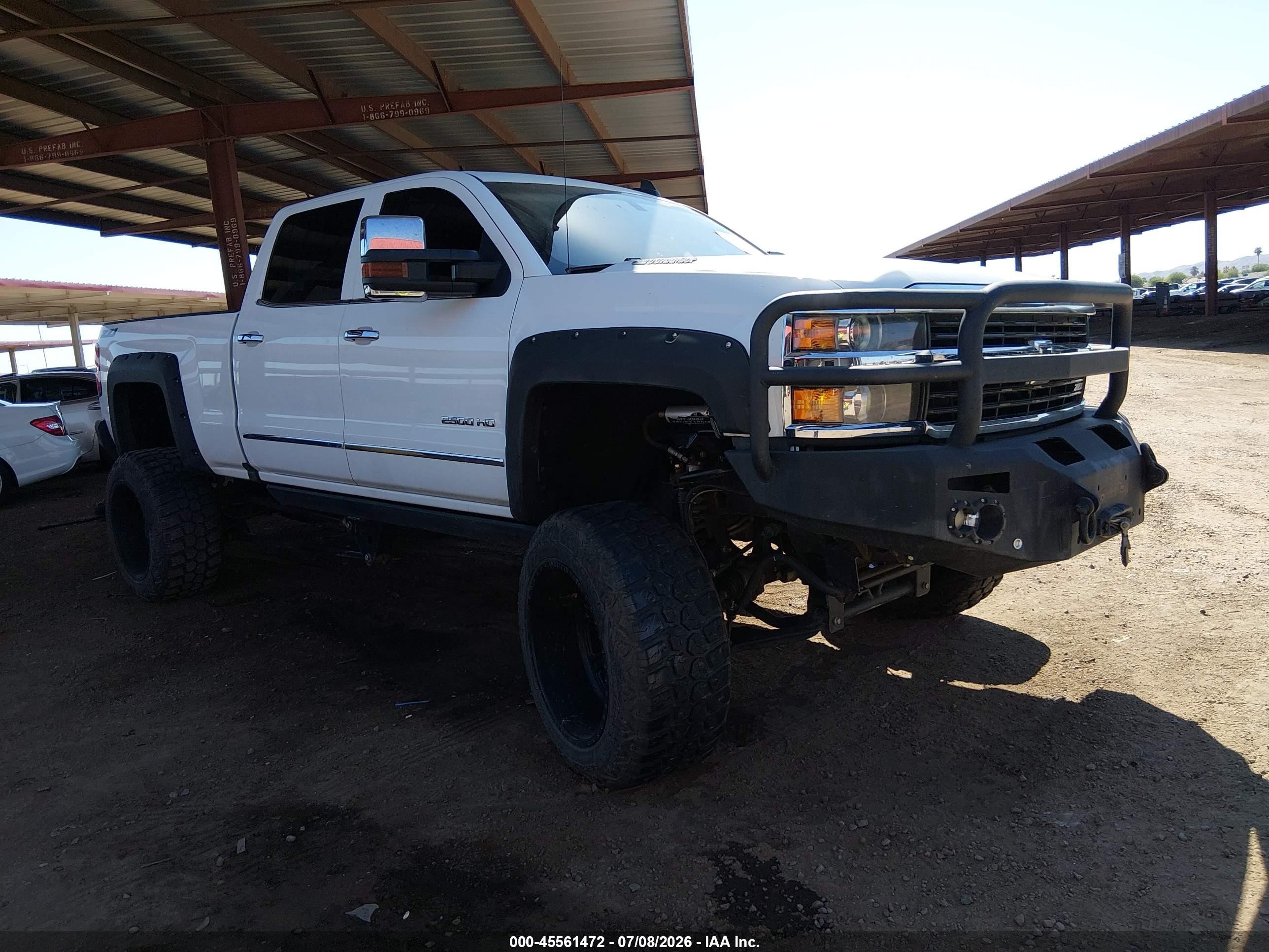 2016 Chevrolet Silverado 2500 VIN 1GC1KWE85GF178008 — IAAI salvage auction photo