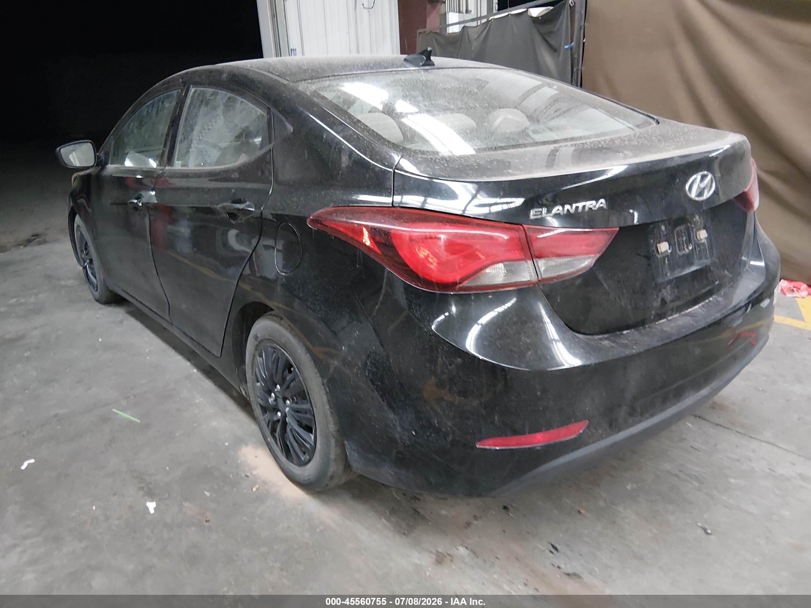 2016 Hyundai Elantra VIN 5NPDH4AE8GH728562 IAAI salvage auction — Front End, Salvage (Arizona), sold $2,500 on 2026-08-20 (photo 3)