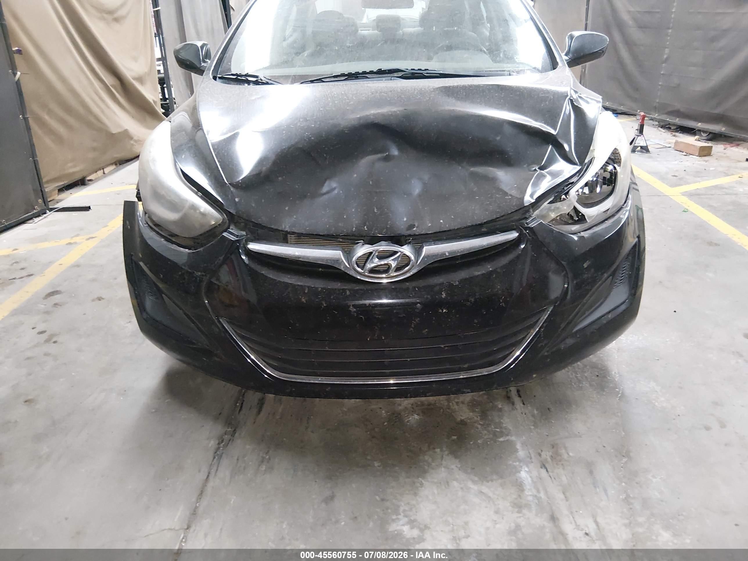 2016 Hyundai Elantra VIN 5NPDH4AE8GH728562 IAAI salvage auction — Front End, Salvage (Arizona), sold $2,500 on 2026-08-20 (photo 6)