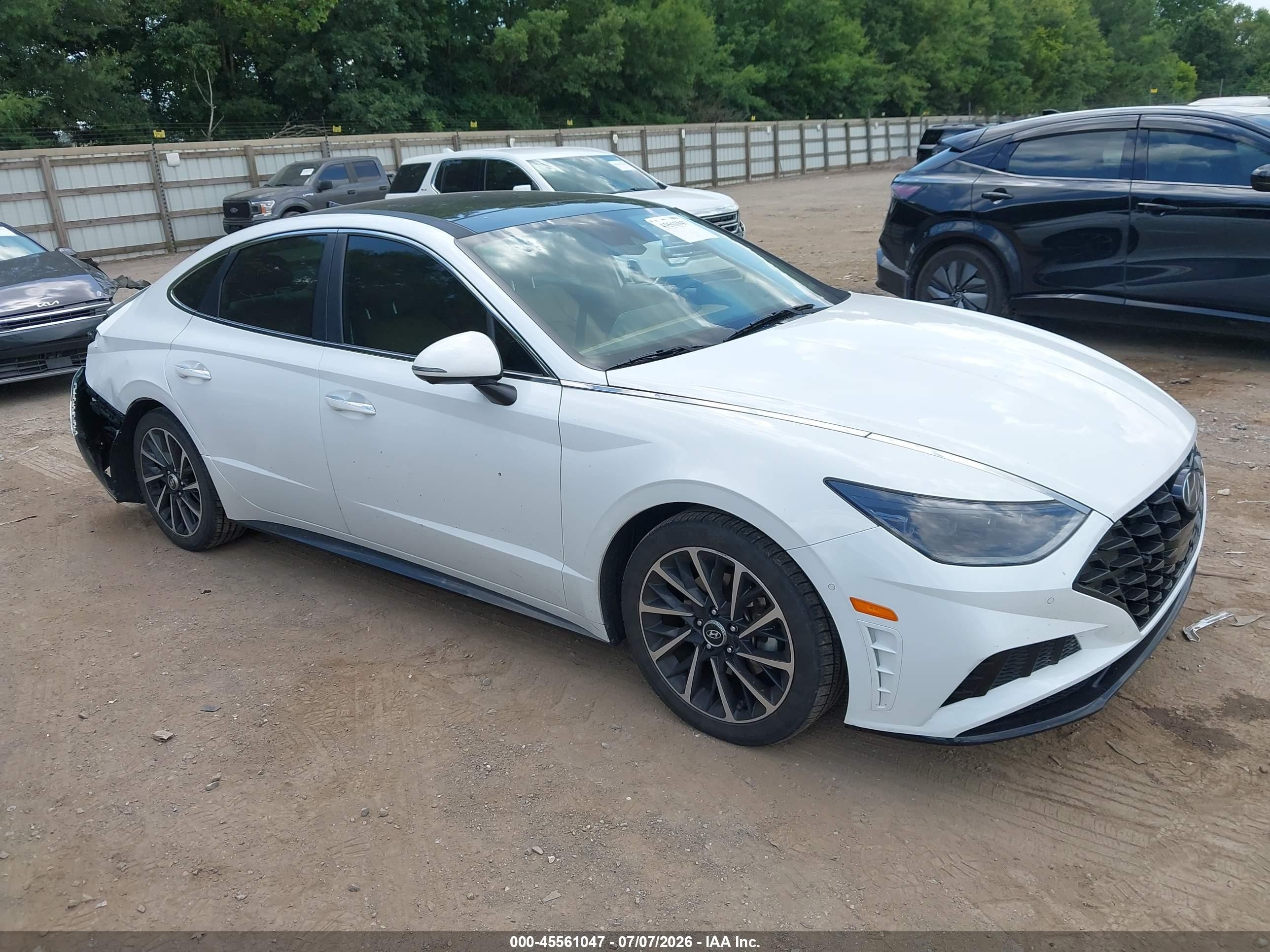 2021 Hyundai Sonata VIN 5NPEH4J26MH074196 — IAAI salvage auction photo