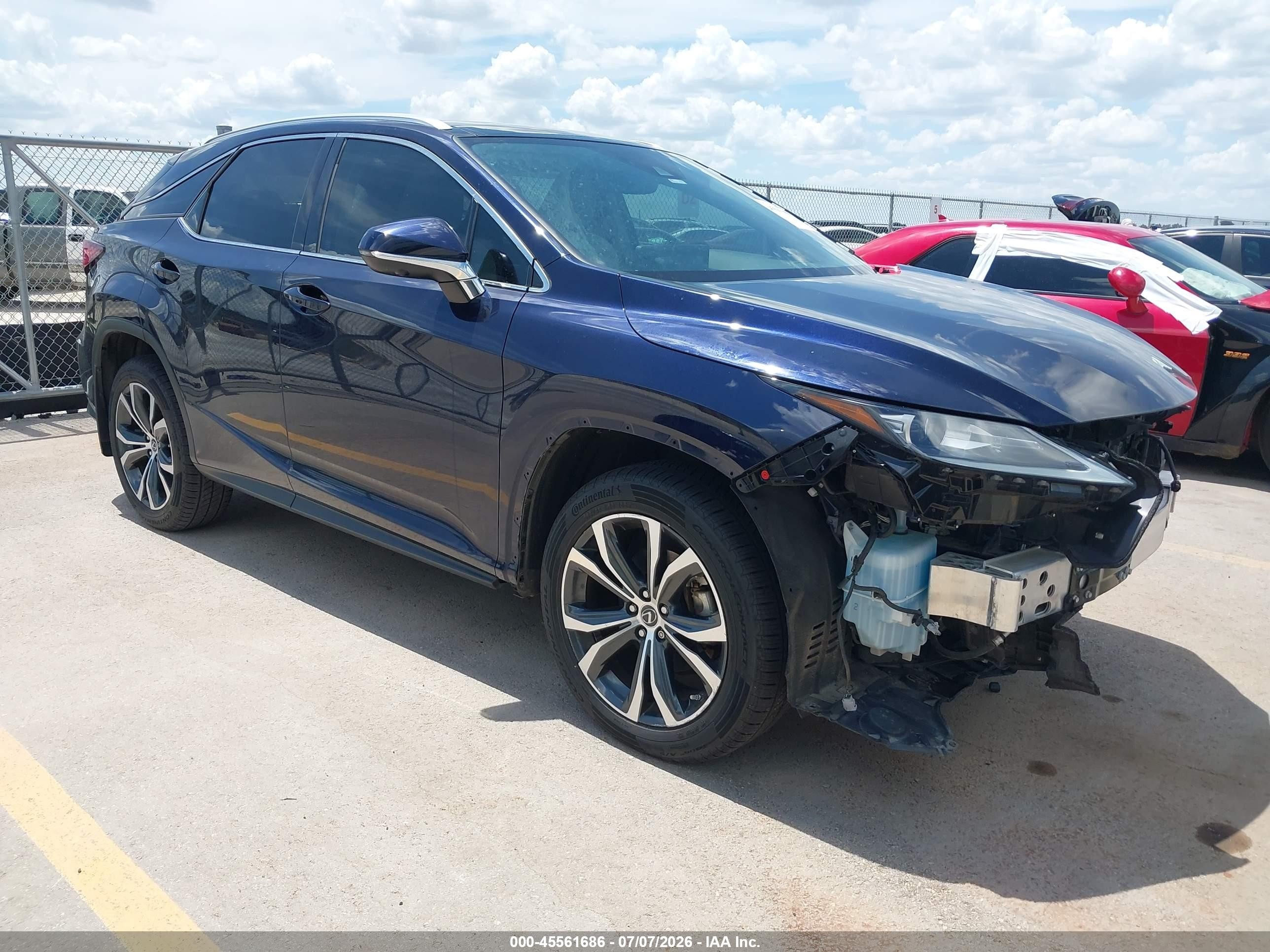 2022 Lexus RX 350 VIN 2T2HZMAA4NC244783 — IAAI salvage auction photo