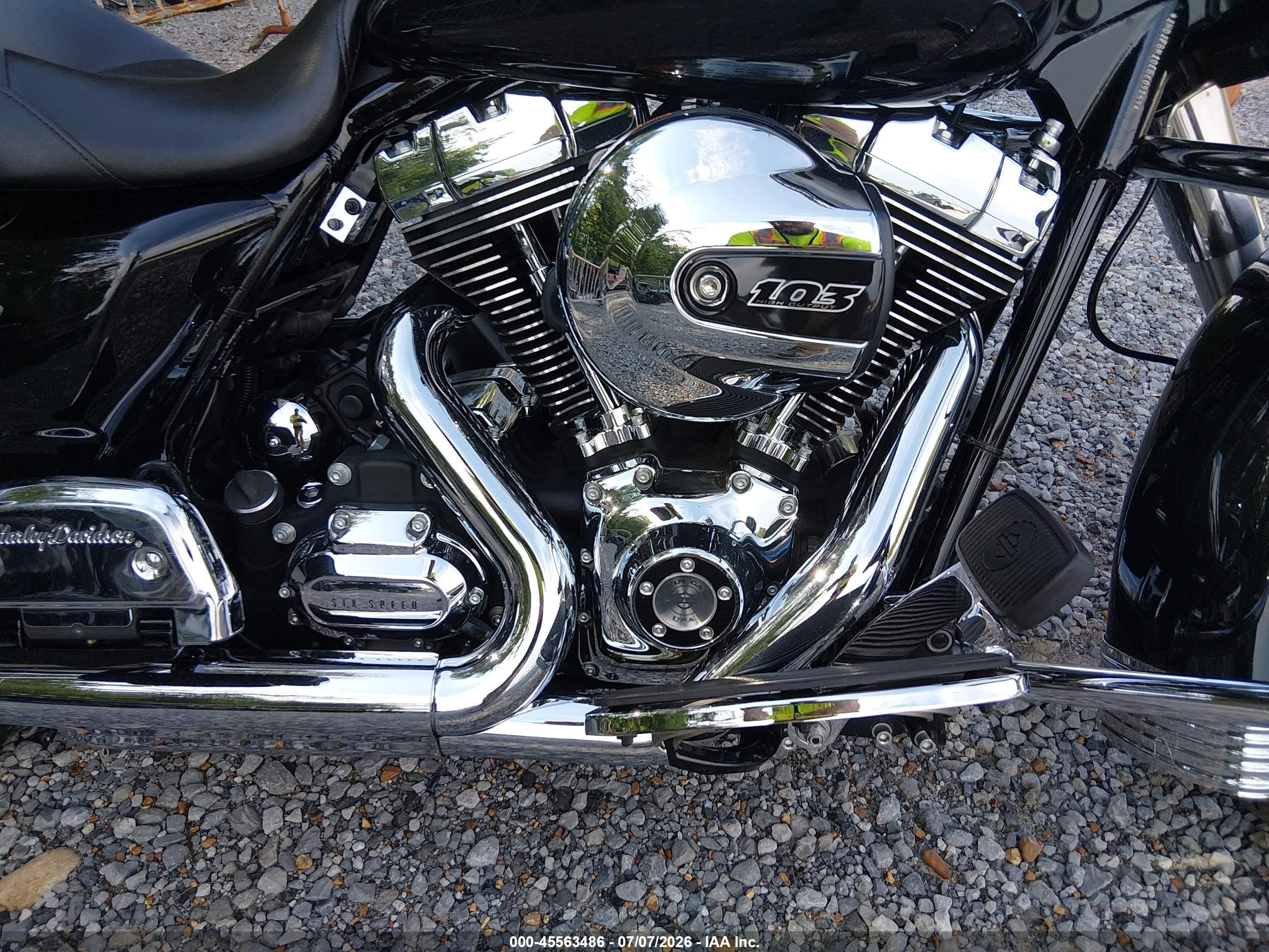 2014 Harley-davidson Road king VIN 1HD1FBM10EB609259 IAAI salvage auction — Side, Bill Of Sale (Kentucky), sold $1,850 on 2026-09-09 (photo 8)