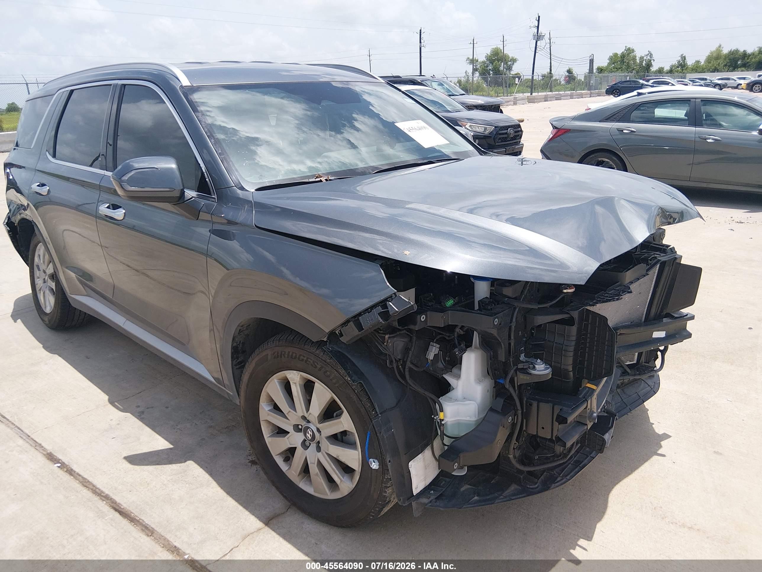 2025 Hyundai Palisade VIN KM8R24GEXSU856410 — IAAI salvage auction photo