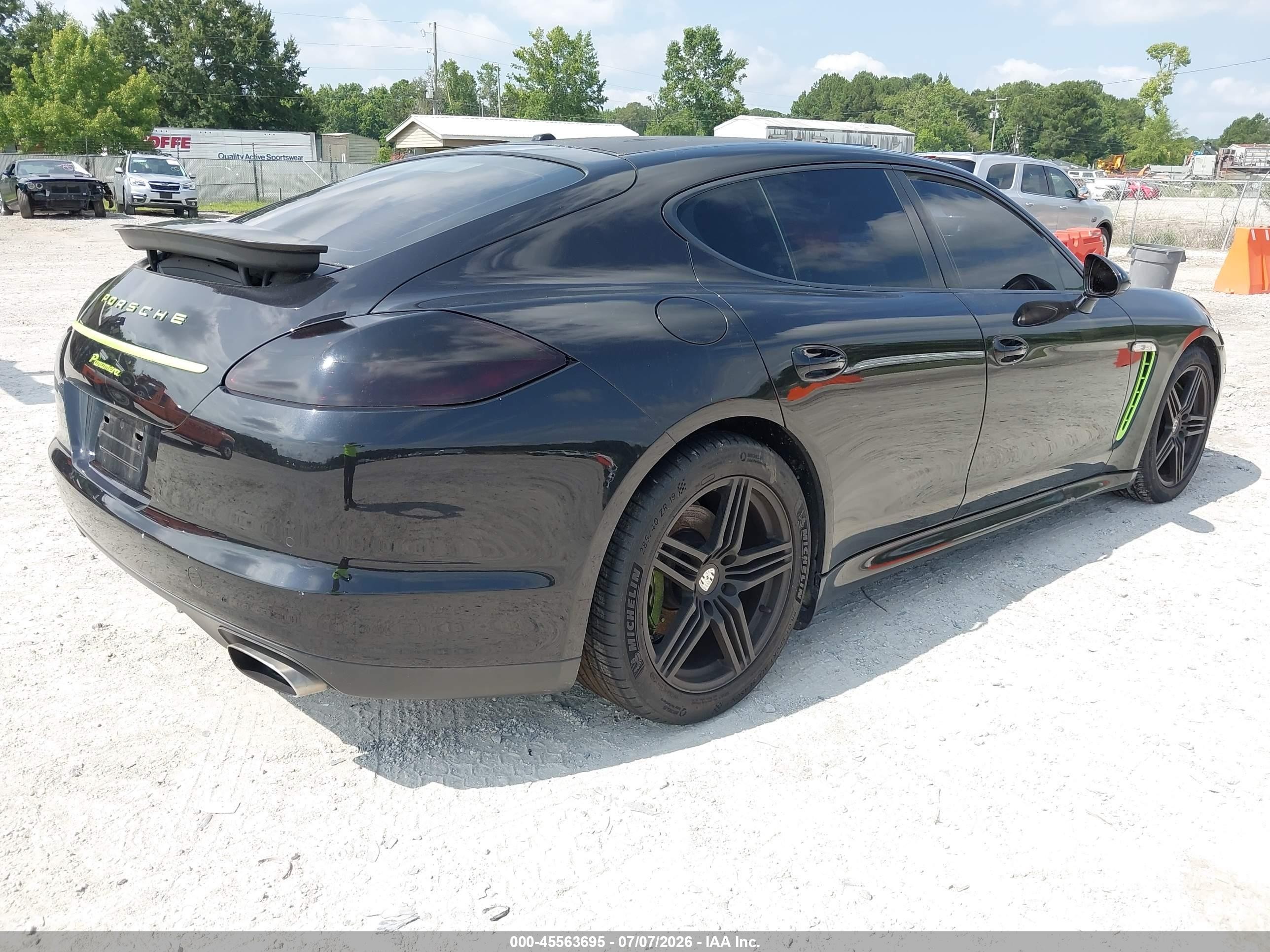 2012 Porsche Panamera VIN WP0AA2A73CL014003 IAAI salvage auction — Electrical, Salvage Rebuilt (North Carolina), sold $5,050 on 2024-07-01 (photo 4)