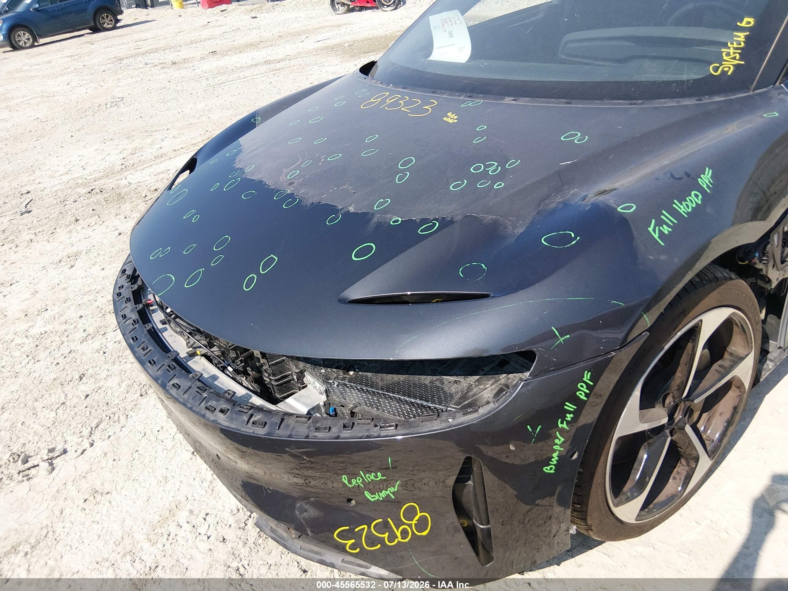 2023 Lucid Air VIN 50EA1TEA5PA002959 IAAI salvage auction — Front End, Salvage (Illinois), sold $10,000 on 2026-09-16 (photo 6)