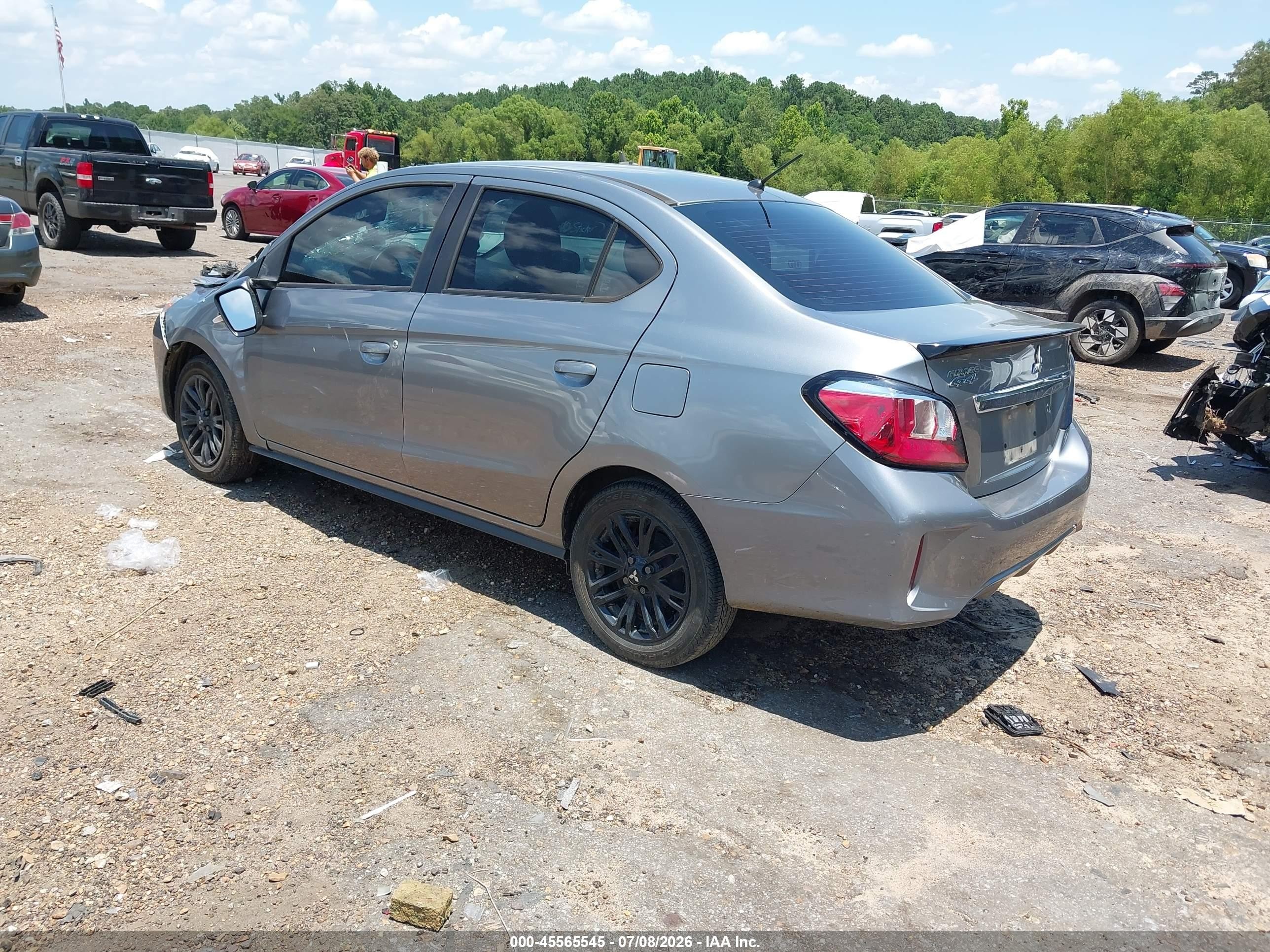 2022 Mitsubishi Mirage VIN ML32FUFJ3NHF04796 IAAI salvage auction — Front End, Salvage (Mississippi), sold $2,000 on 2026-09-11 (photo 3)