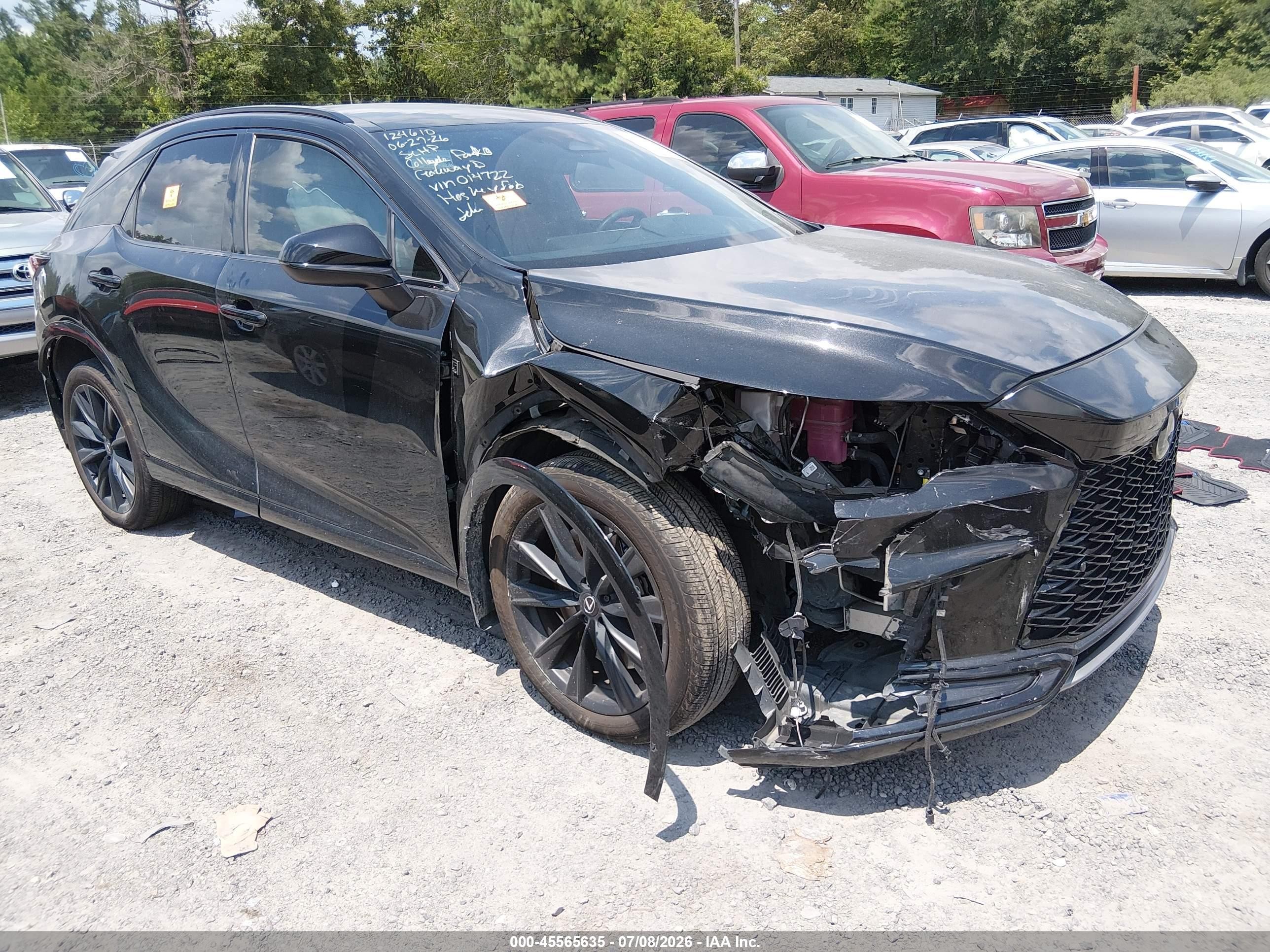 2024 Lexus RX 500h VIN 2T2BCMEA8RC014722 — IAAI salvage auction photo