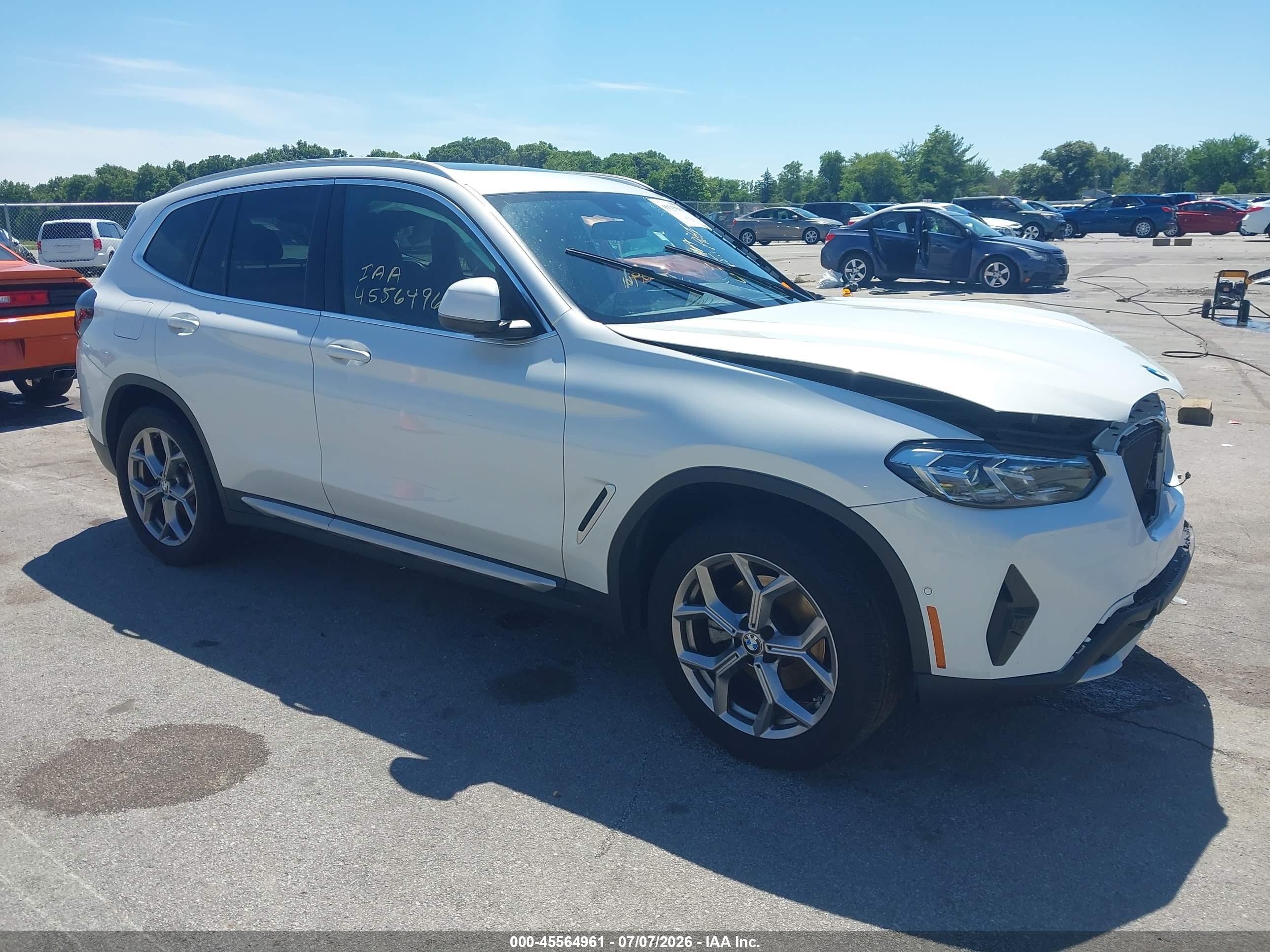 2024 BMW X3 VIN 5UX53DP05R9U54844 — IAAI salvage auction photo