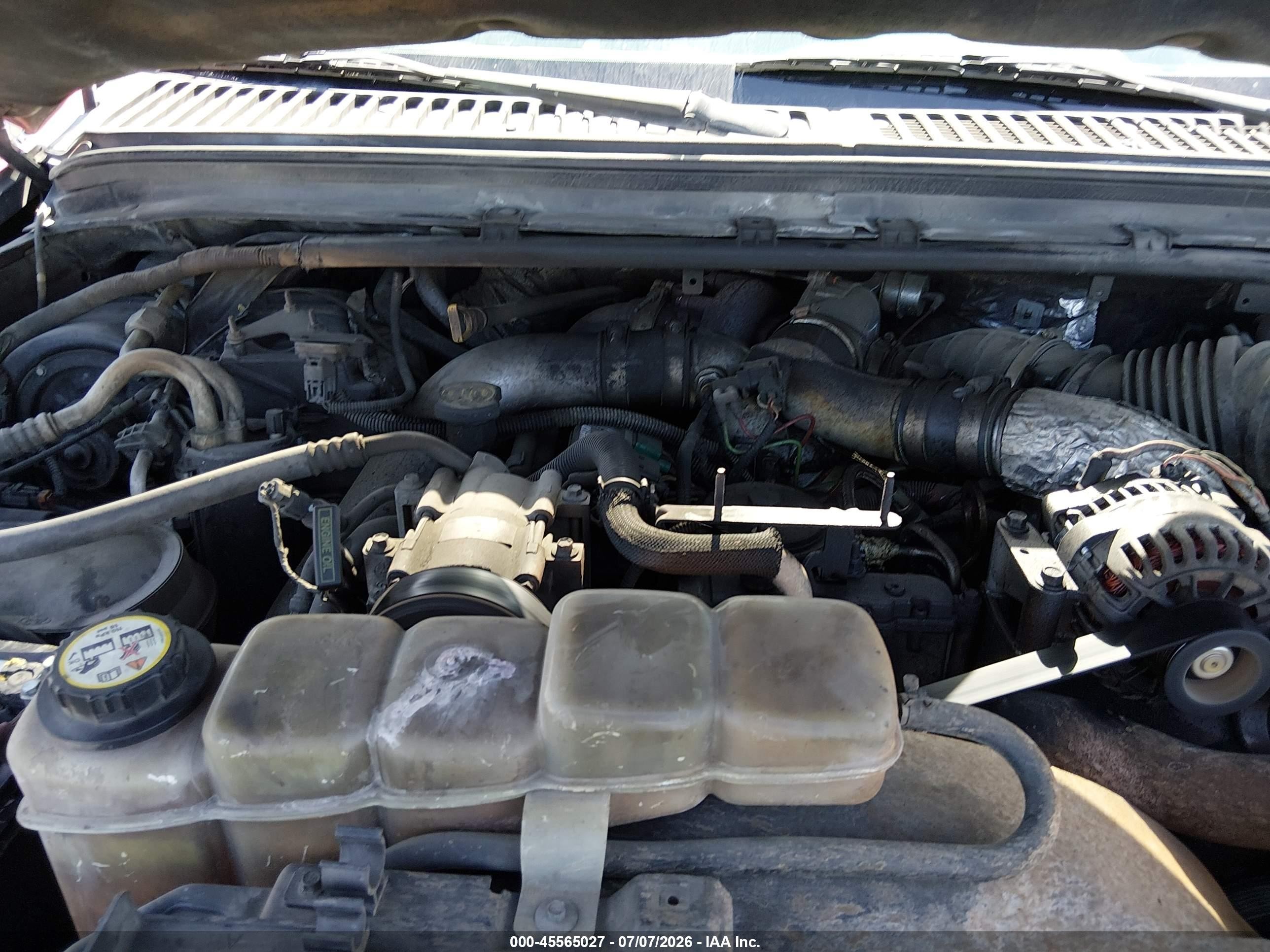 2001 Ford F-350 VIN 1FTWW32F61ED23291 IAAI salvage auction — Normal Wear, Clear - Dealer Only (California), sold $1,550 on 2026-07-09 (photo 9)