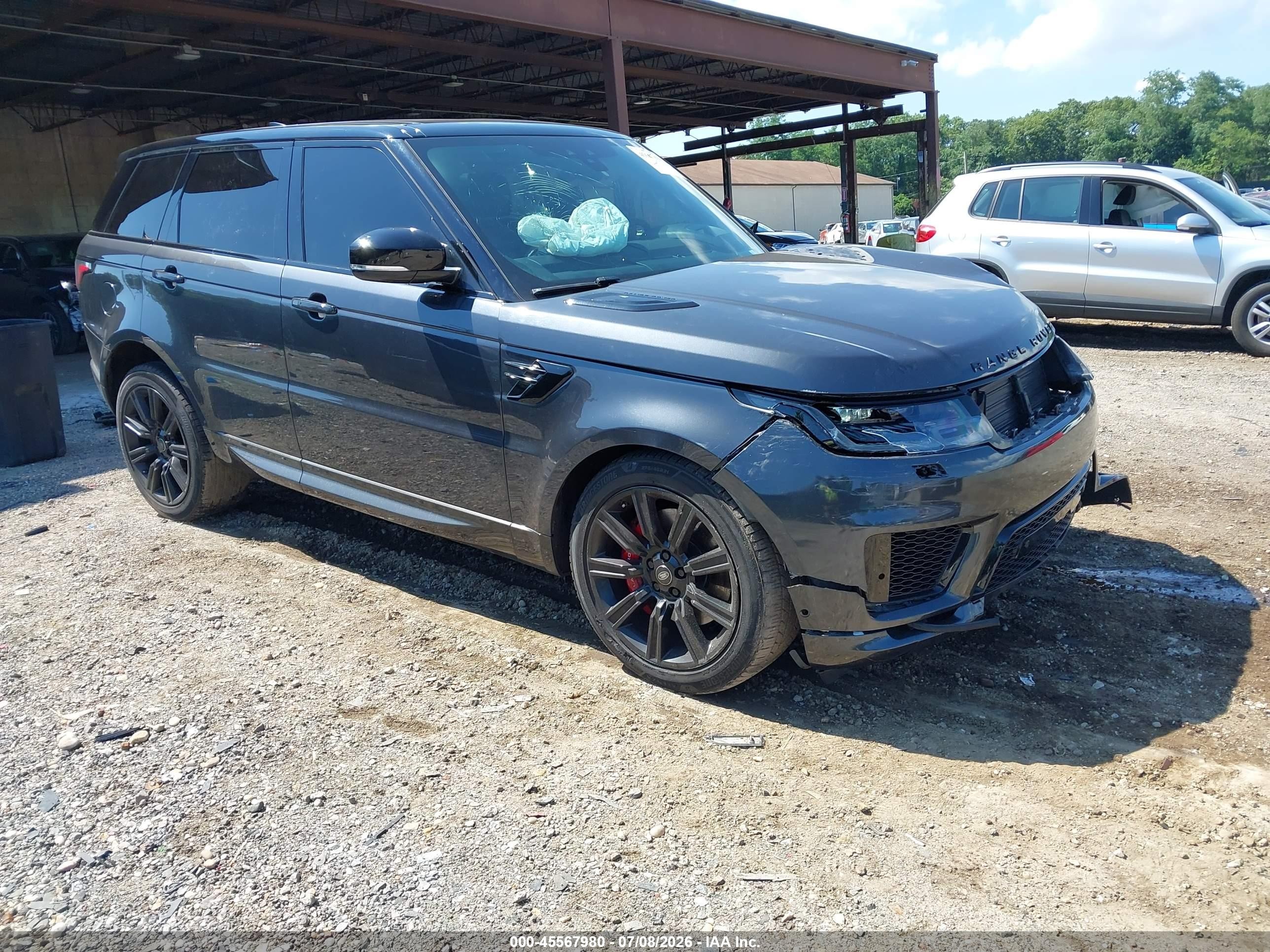 2020 Land Rover Range Rover Sport VIN SALWS2RU2LA724222 — IAAI salvage auction photo