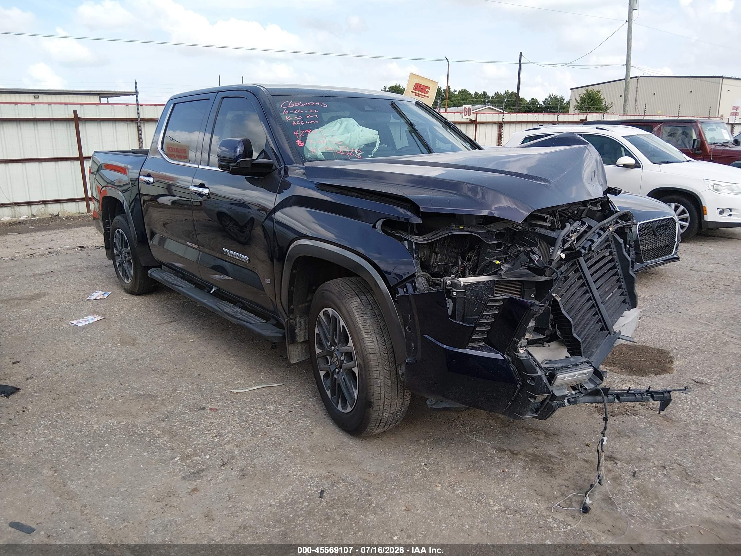 2026 Toyota Tundra VIN 5TF1A5AB7TX051747 — IAAI salvage auction photo