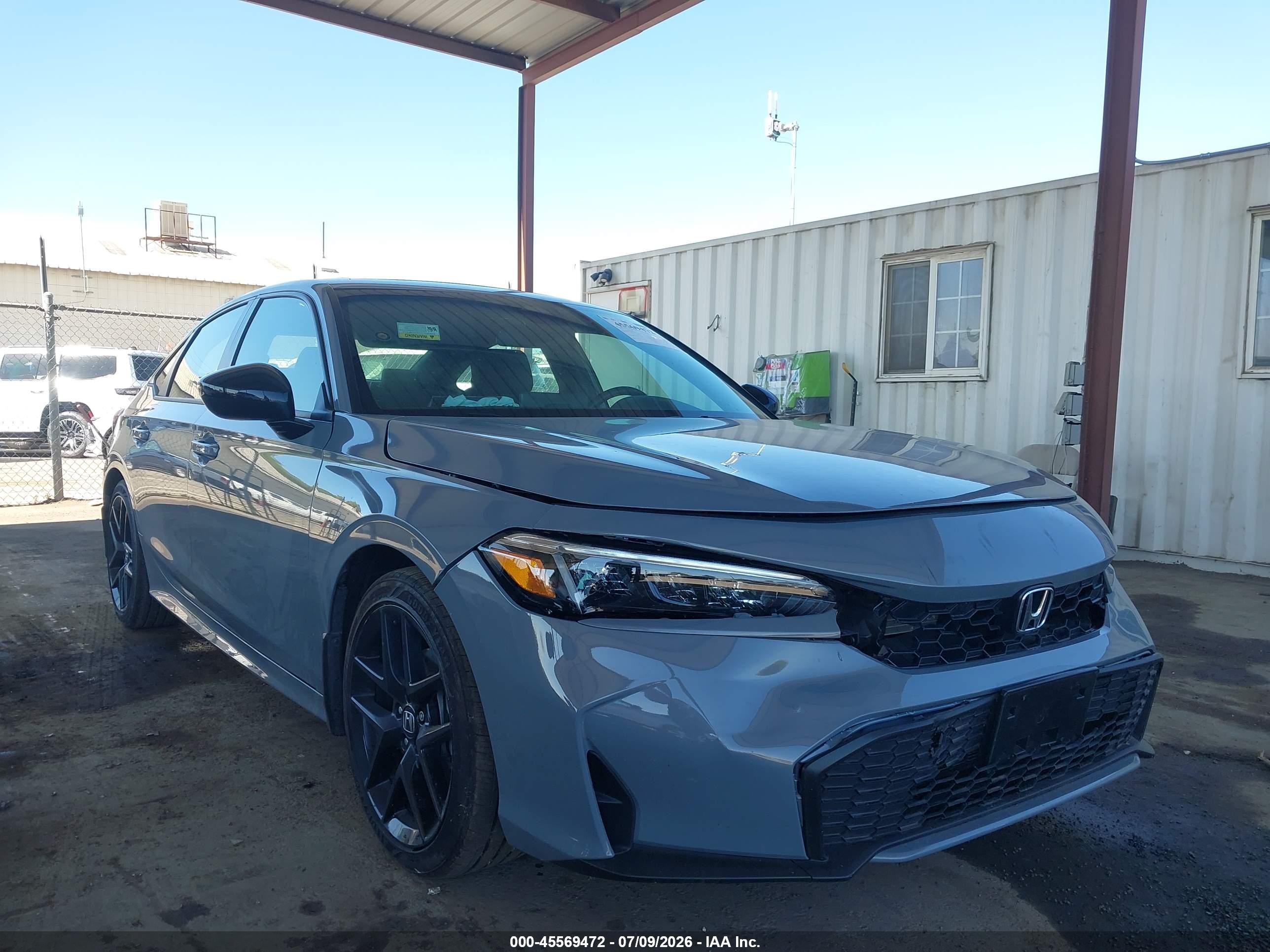 2026 Honda Civic Hybrid VIN 2HGFE4F81TH327976 — IAAI salvage auction photo