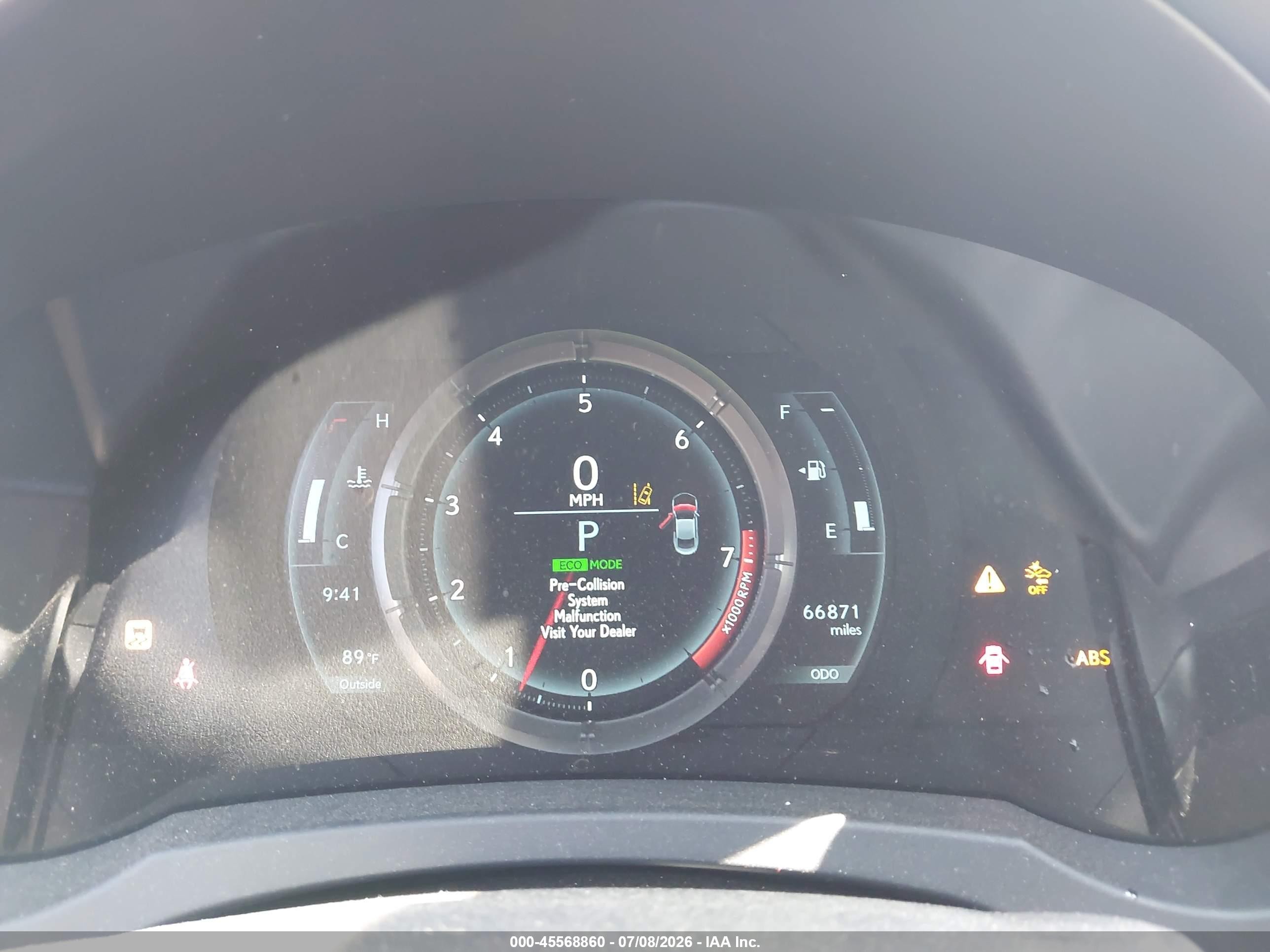 2019 Lexus Rc VIN JTHHZ5BC2K5020753 IAAI salvage auction — Unknown, Salvage (Georgia), sold $6,100 on 2026-09-01 (photo 7)