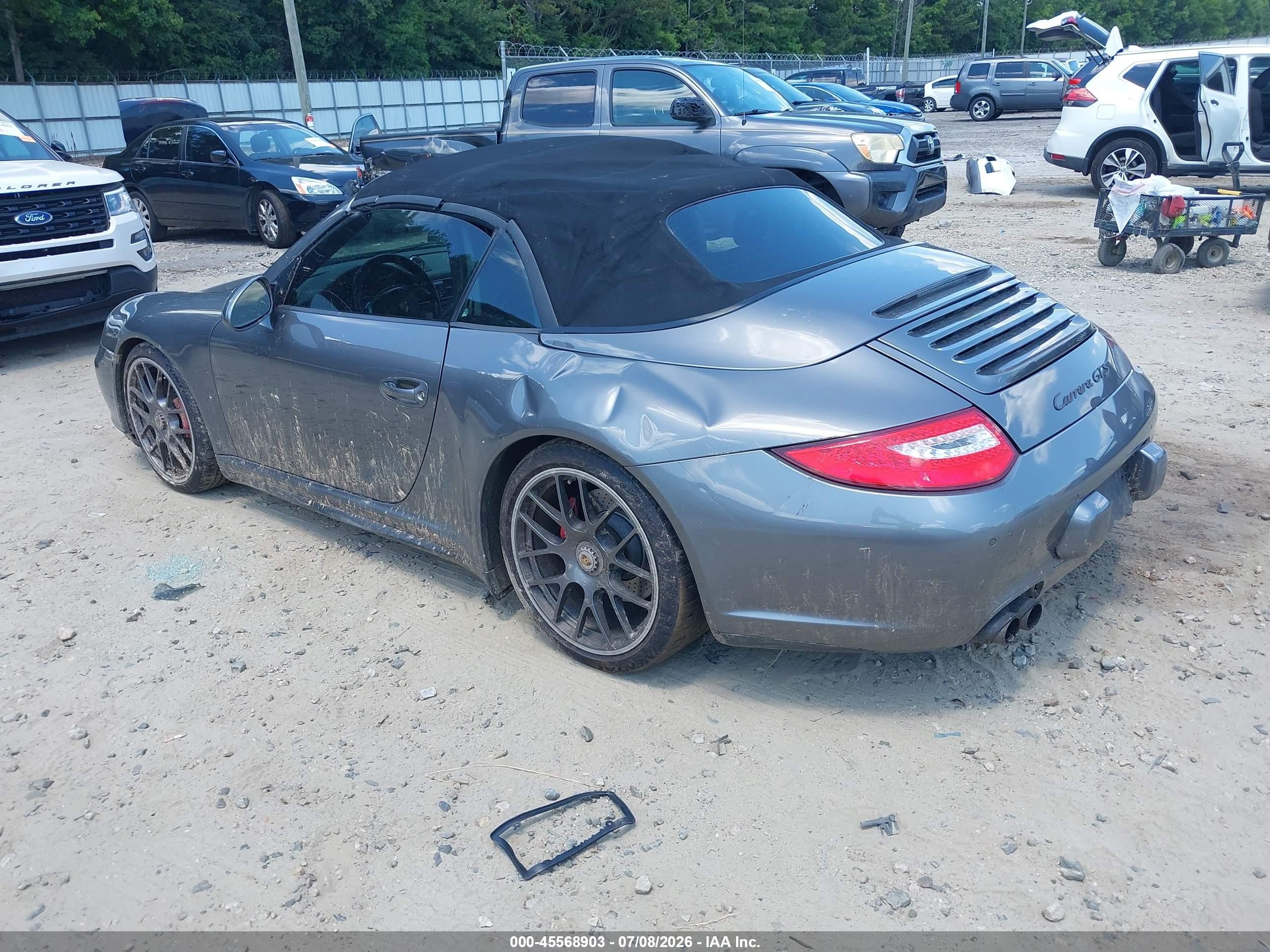 2012 Porsche 911 VIN WP0CB2A92CS754333 IAAI salvage auction — Rollover, Salvage (Georgia), sold $18,850 on 2026-08-13 (photo 3)