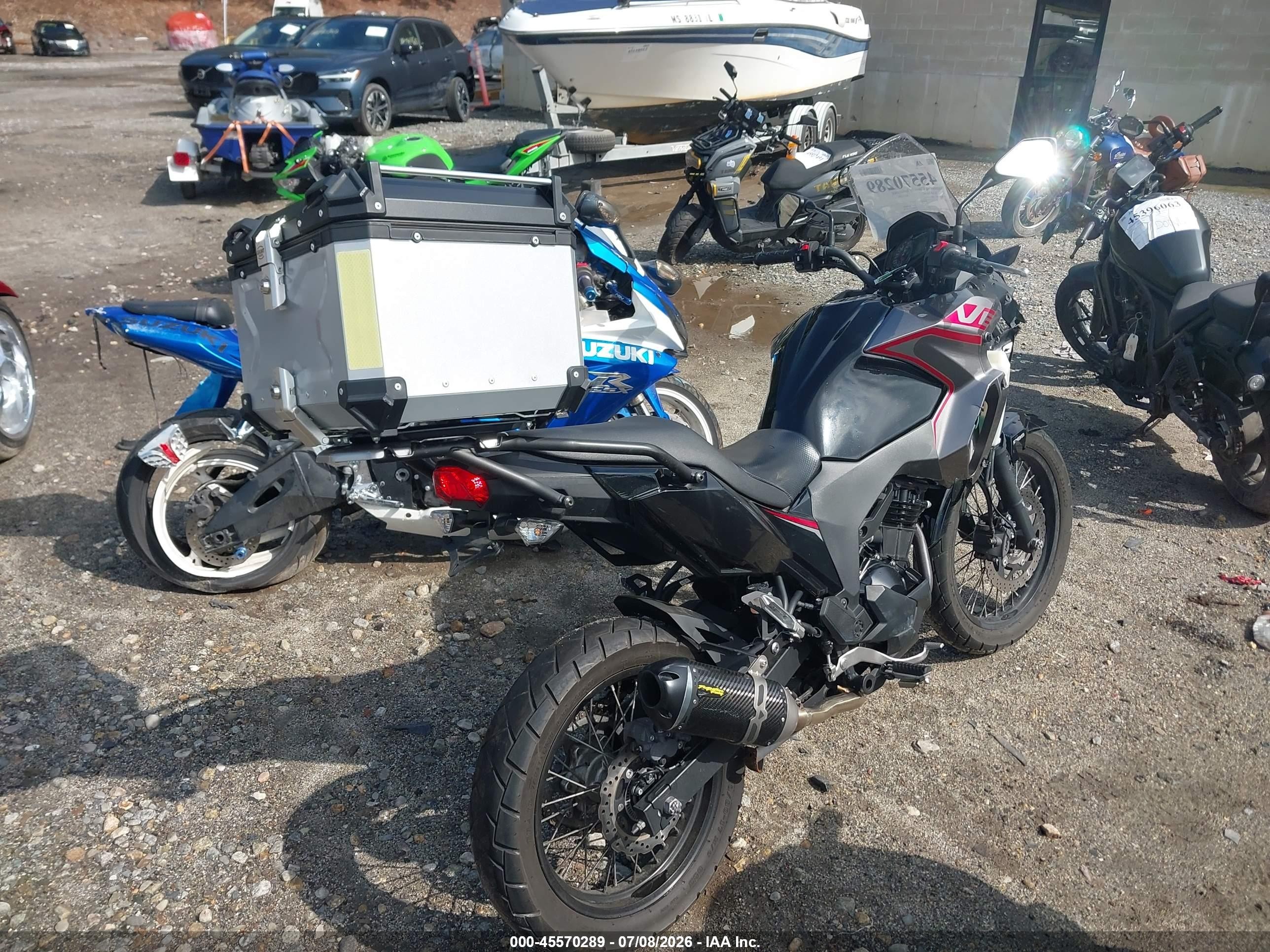 2021 Kawasaki VIN JKALE8C10MDA10914 IAAI salvage auction — Front End, Salvage (Massachusetts), sold $225 on 2026-09-09 (photo 4)