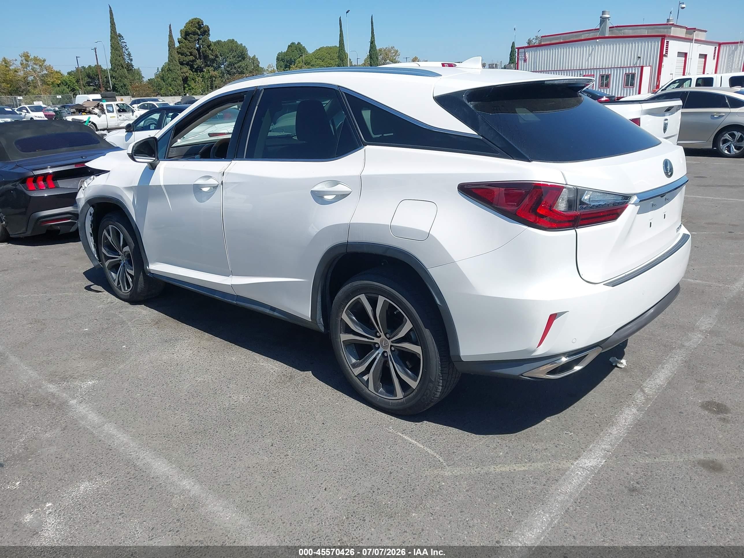 2017 Lexus RX 350 VIN 2T2ZZMCA0HC060219 IAAI salvage auction — Front End, Salvage (California), sold $12,500 on 2026-07-09 (photo 3)