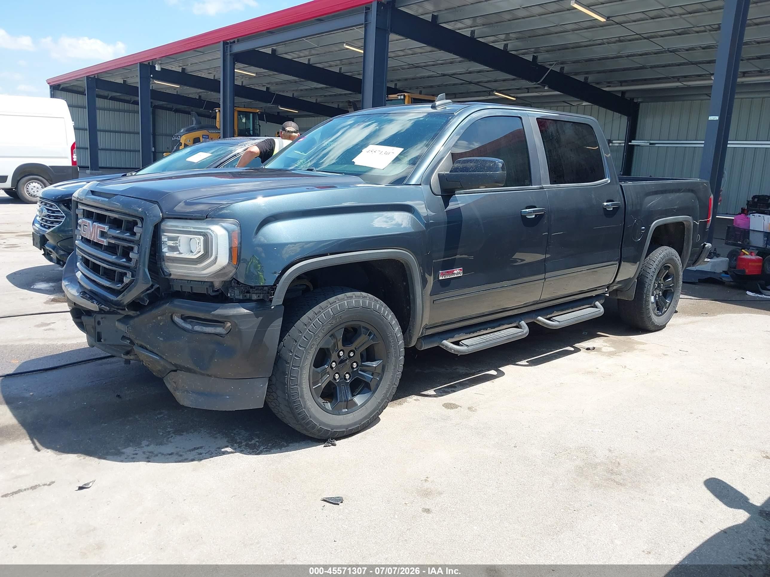 2017 Gmc SIERRA VIN 3GTU2NEC0HG422014 IAAI salvage auction — Front End, Certificate Of Title (Nebraska), sold $6,850 on 2026-09-11 (photo 2)