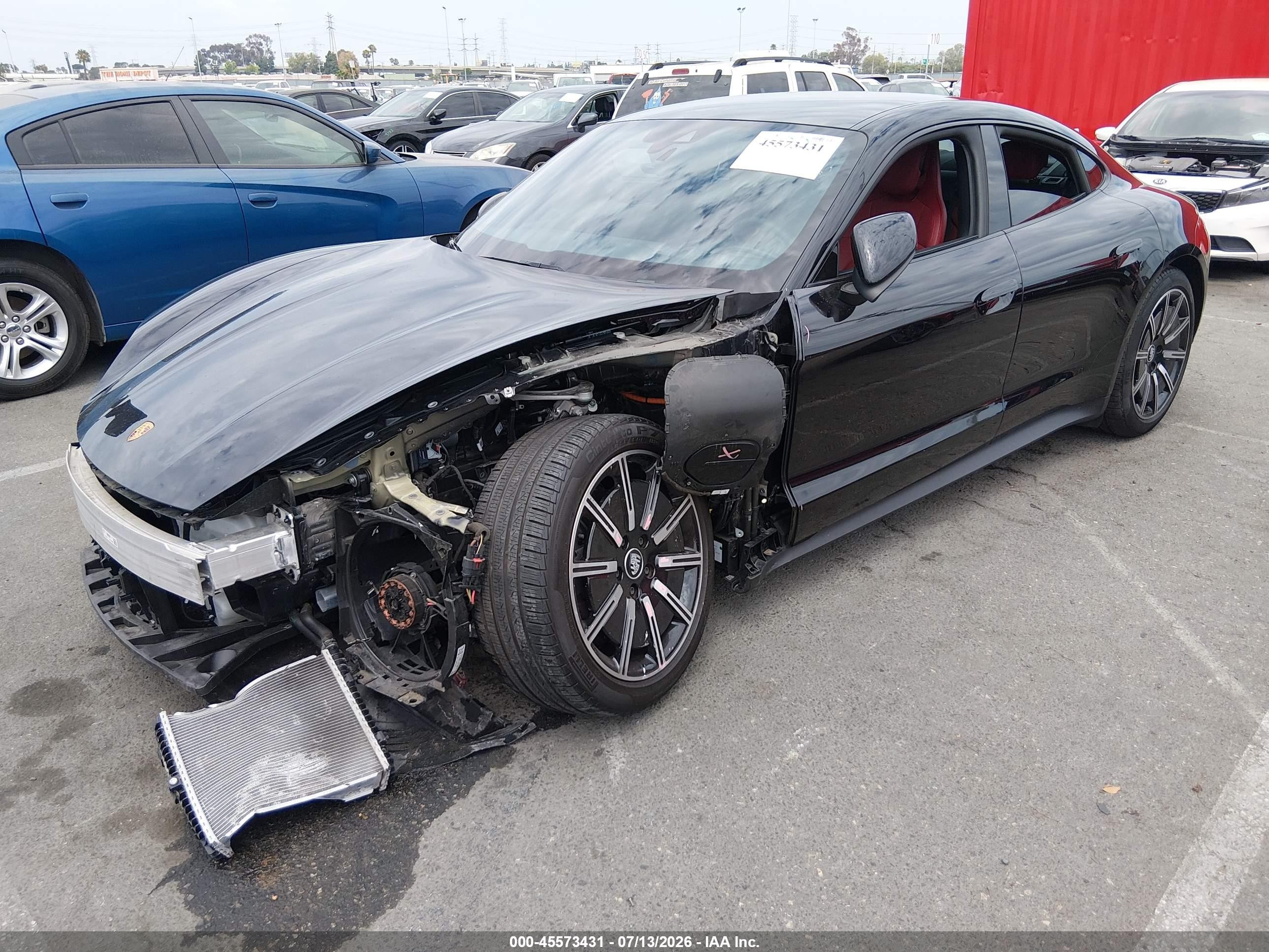 2023 Porsche Taycan VIN WP0AA2Y18PSA17138 IAAI salvage auction — Unknown, Salvage (California), sold $23,400 on 2026-08-17 (photo 2)