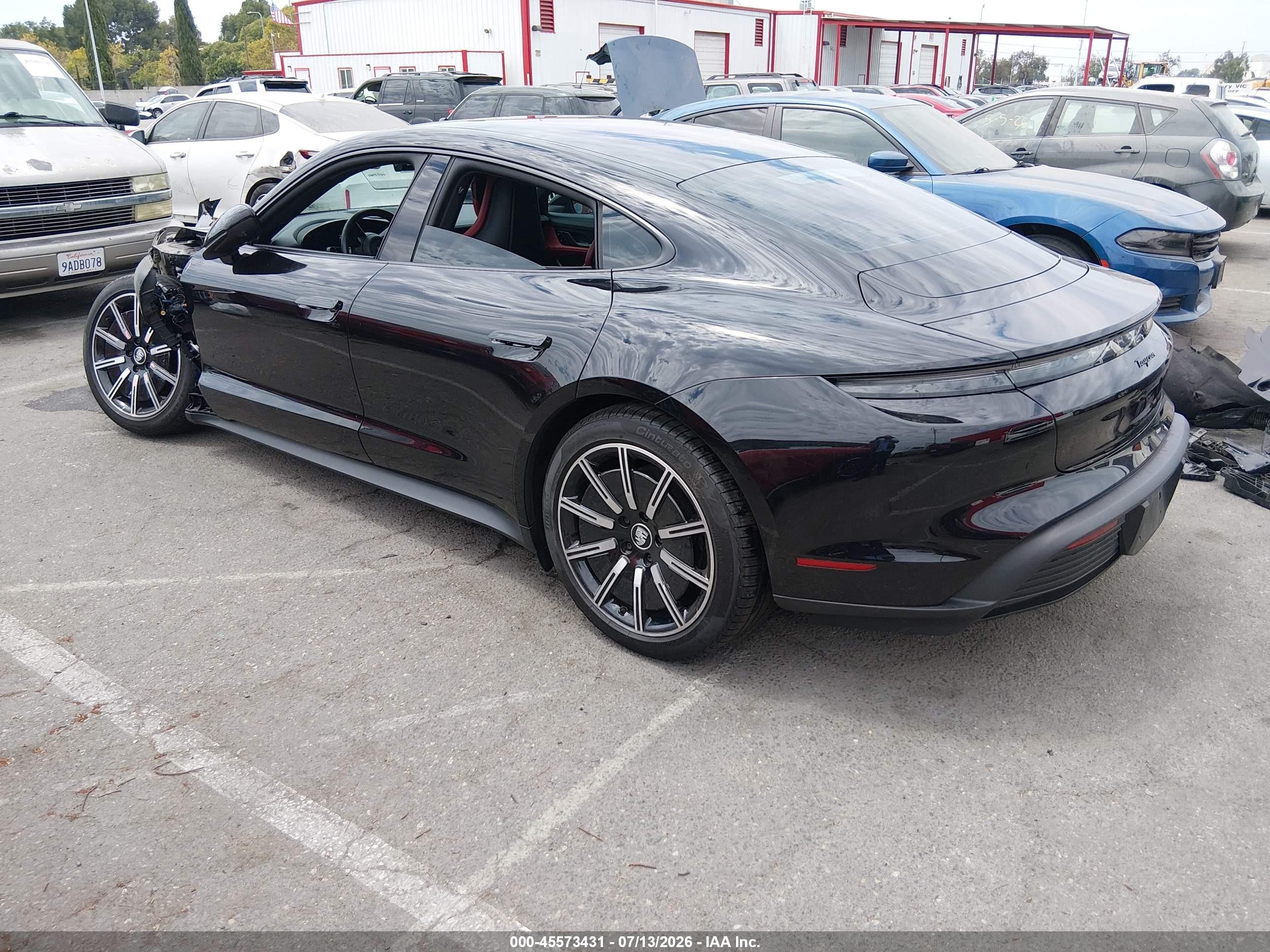 2023 Porsche Taycan VIN WP0AA2Y18PSA17138 IAAI salvage auction — Unknown, Salvage (California), sold $23,400 on 2026-08-17 (photo 3)