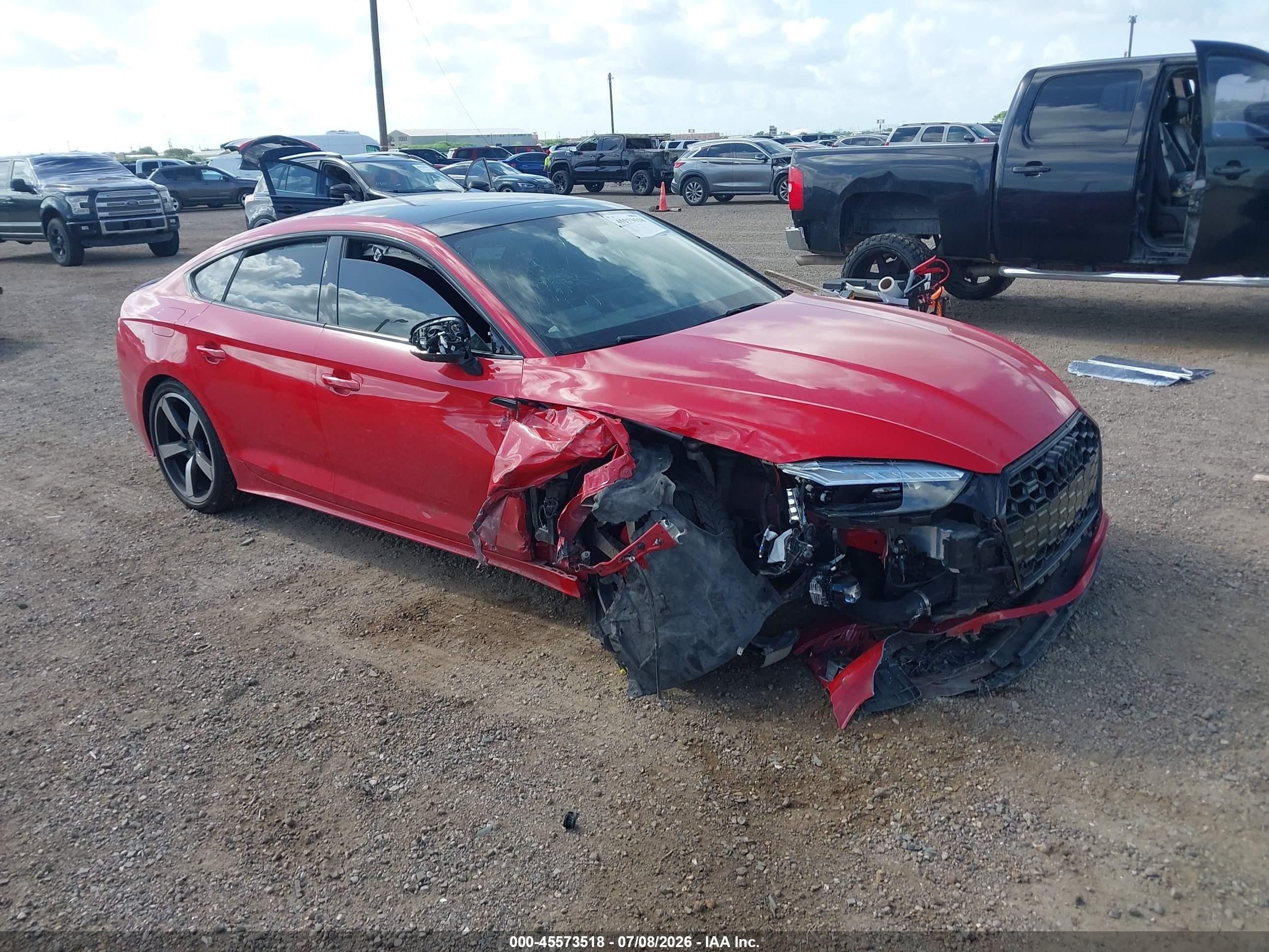 2024 Audi A5 Sportback VIN WAUFACF55RA128718 — IAAI salvage auction photo