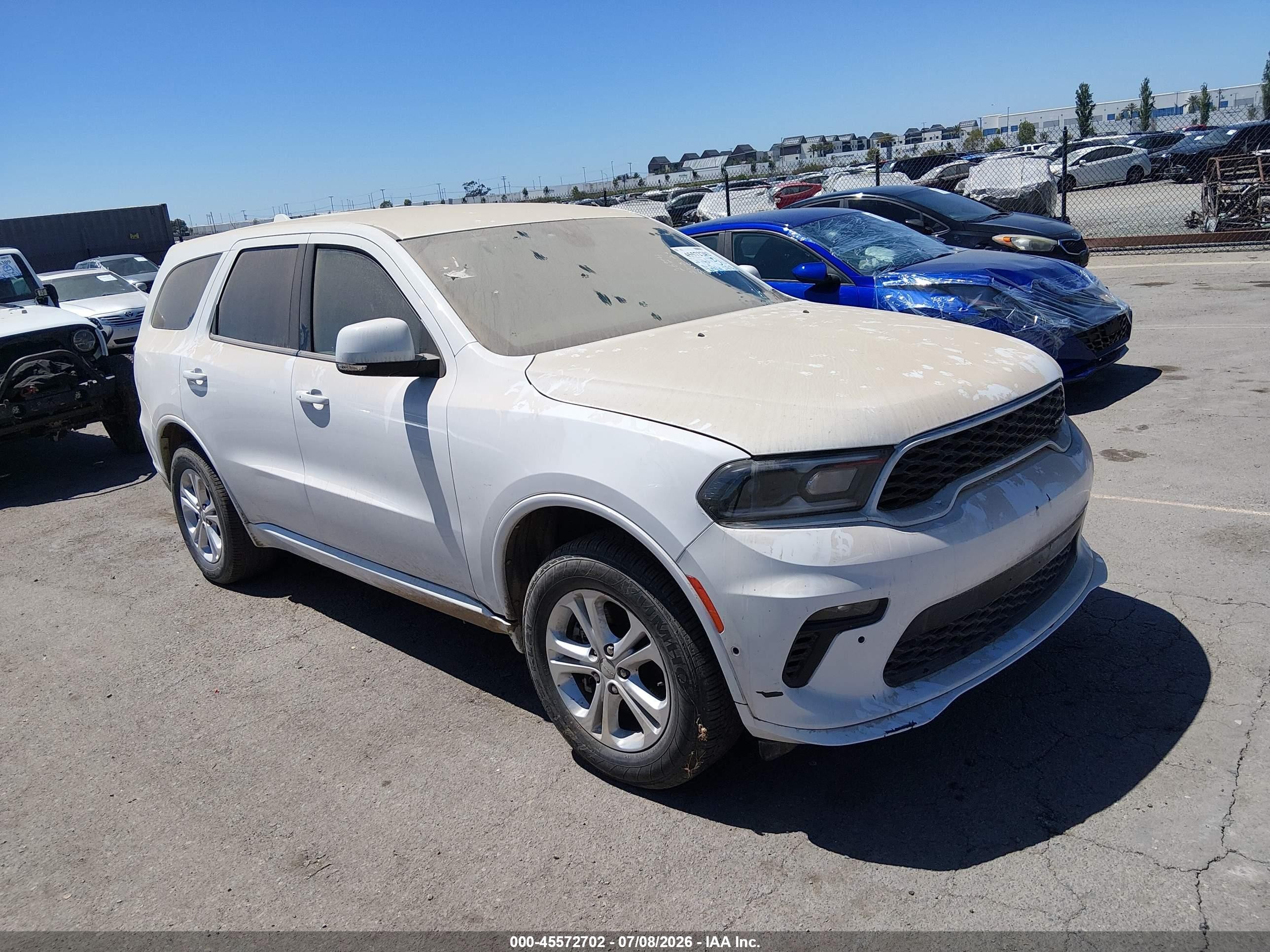 2021 Dodge Durango VIN 1C4RDJDG7MC627243 — IAAI salvage auction photo