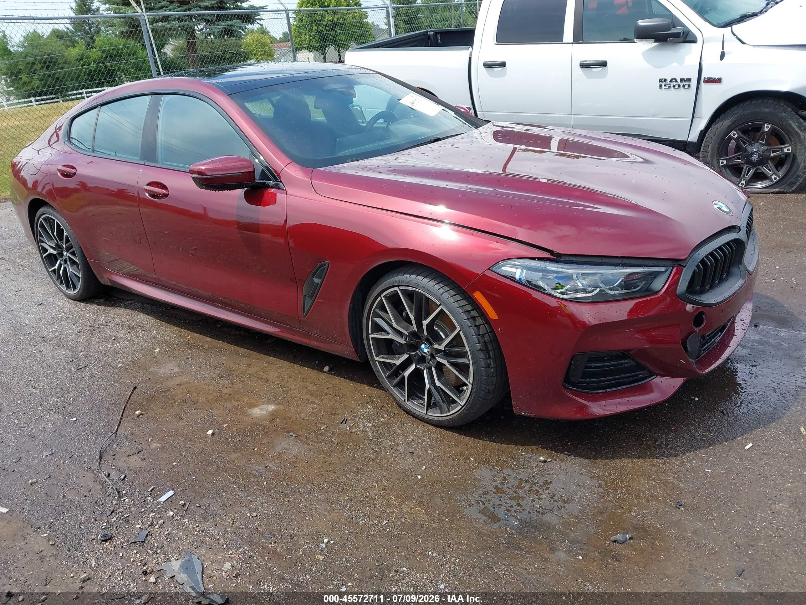 2023 BMW 8 Series VIN WBAGV4C07PCL62349 — IAAI salvage auction photo