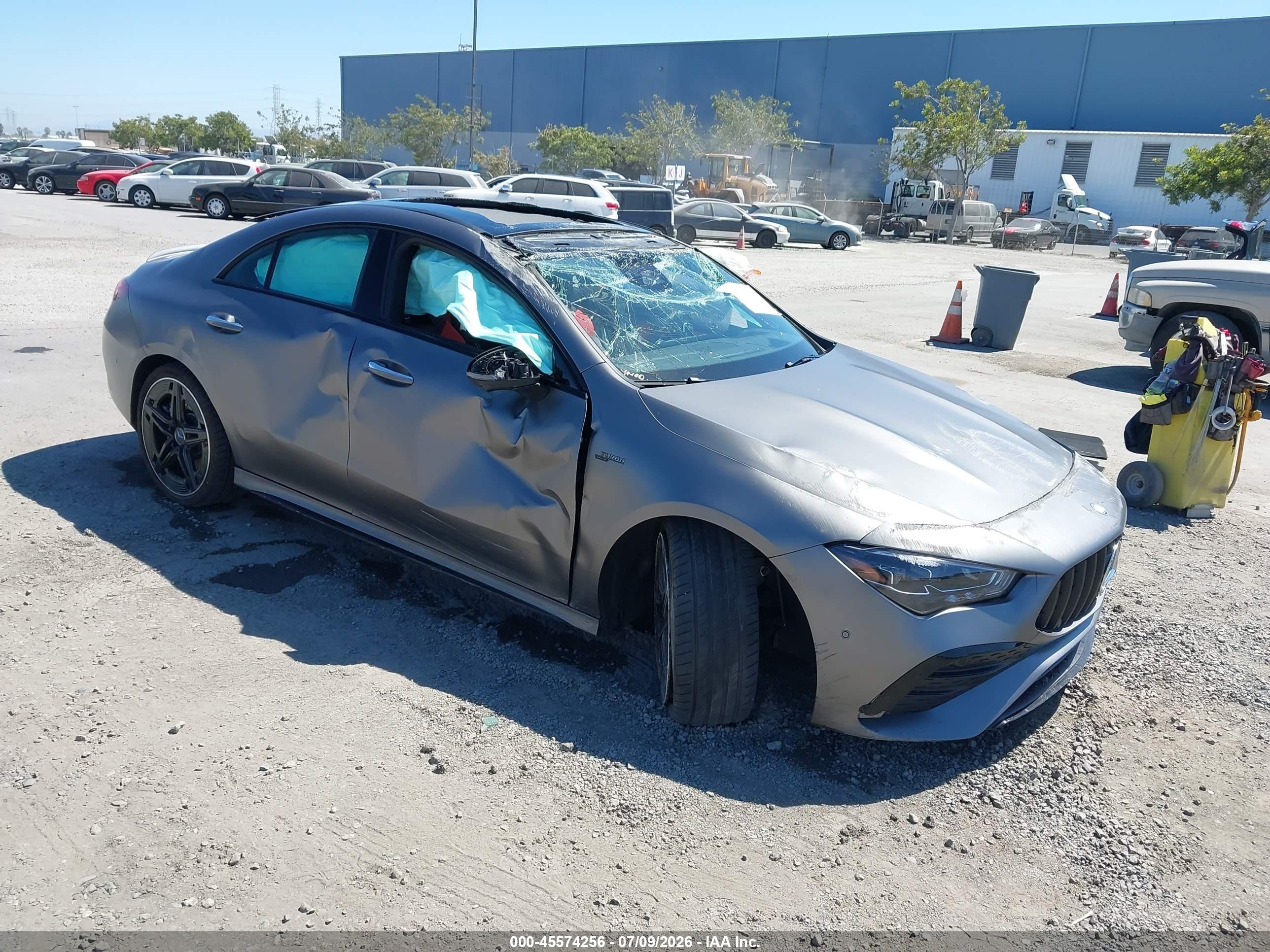 2026 Mercedes-Benz CLA-Class VIN W1K5J5BB5TN585962 — IAAI salvage auction photo