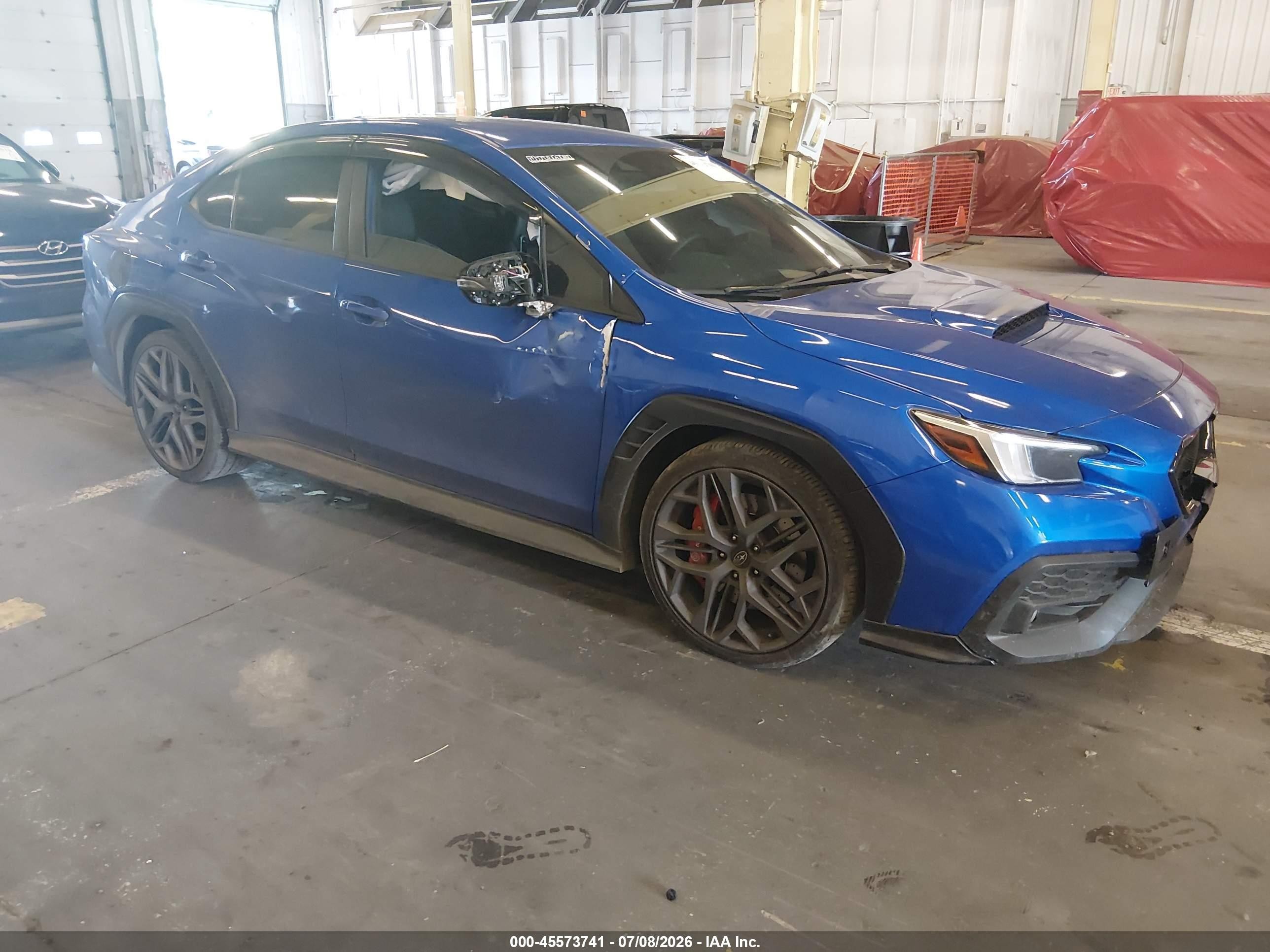 2024 Subaru WRX VIN JF1VBAY68R9814605 — IAAI salvage auction photo