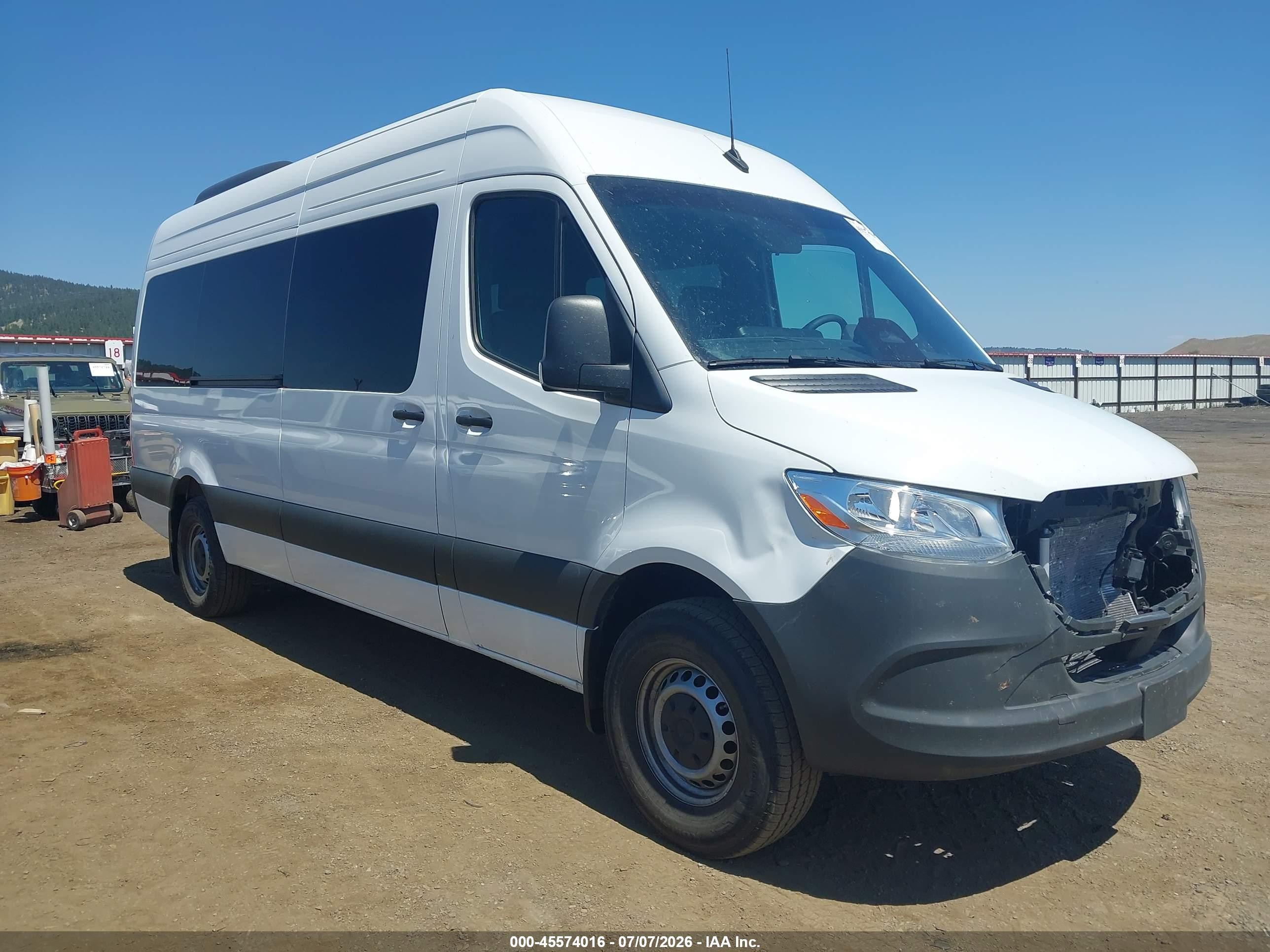 2026 Mercedes-Benz Sprinter VIN W1Z4KGHY1TT617691 IAAI salvage auction — Front End, Enterprise Vehicles Clear Only (Utah), sold $33,000 on 2026-07-11 (photo 1)