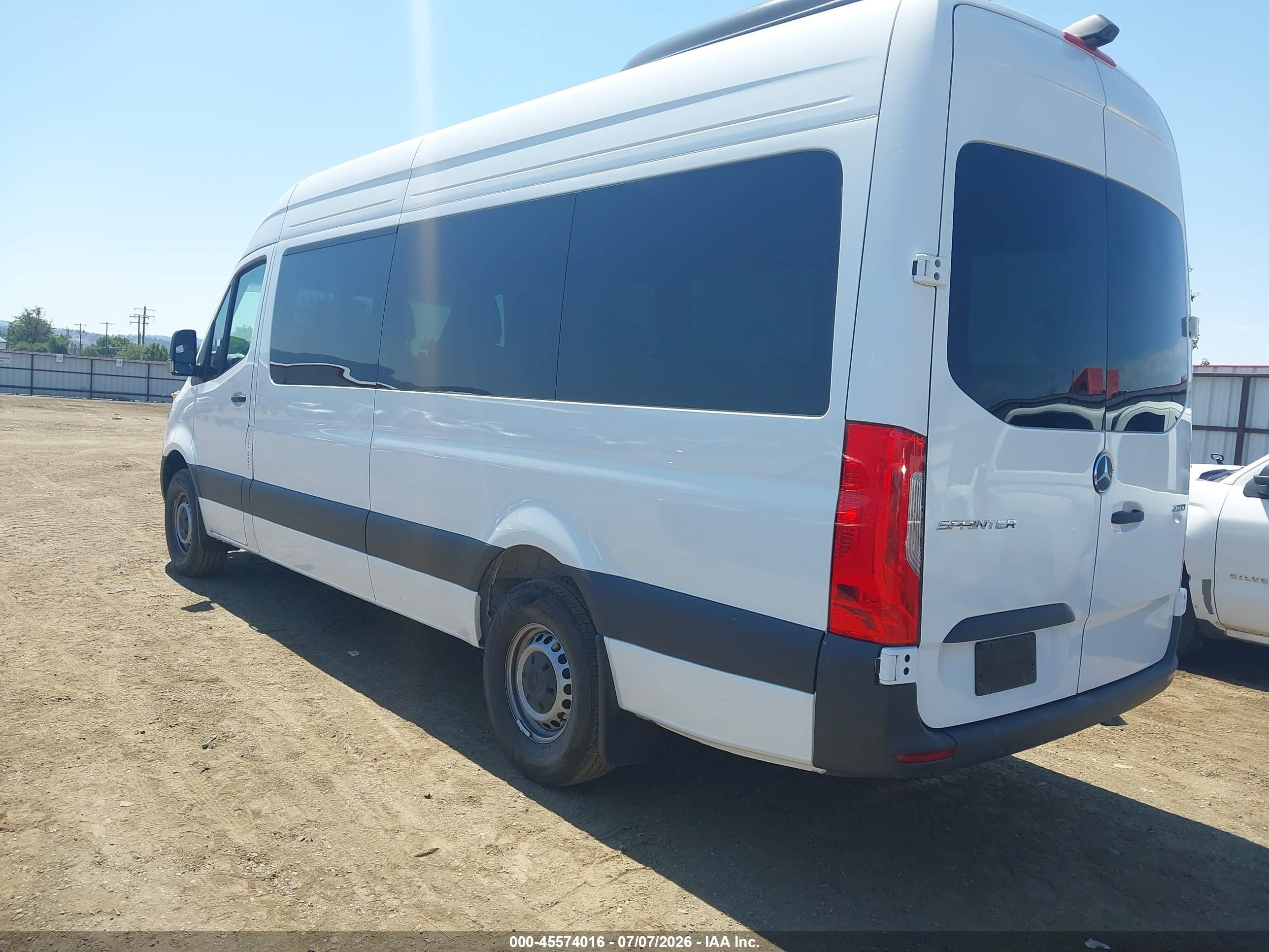 2026 Mercedes-Benz Sprinter VIN W1Z4KGHY1TT617691 IAAI salvage auction — Front End, Enterprise Vehicles Clear Only (Utah), sold $33,000 on 2026-07-11 (photo 3)