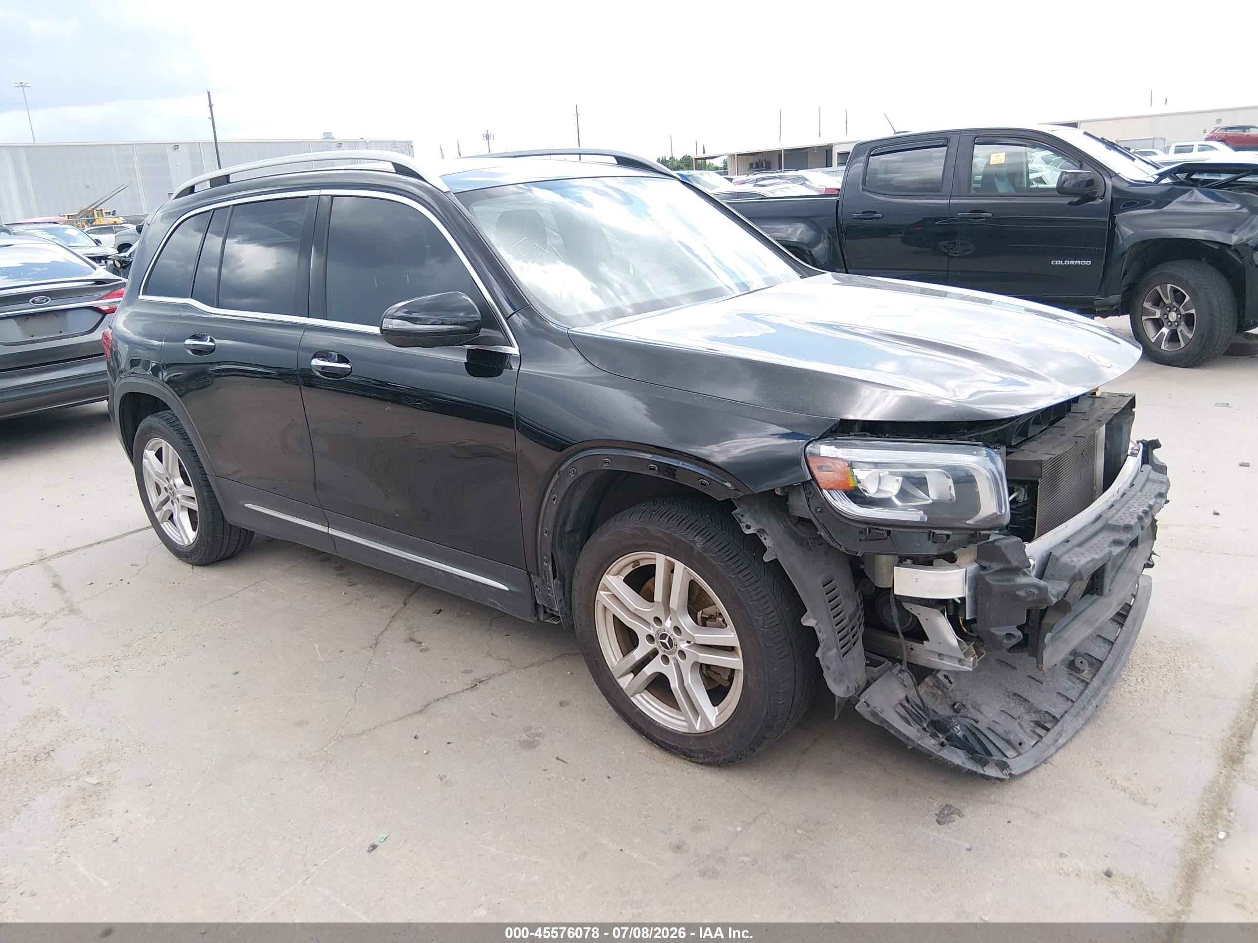 2020 Mercedes-Benz GLB-Class VIN W1N4M4GB5LW034031 — IAAI salvage auction photo