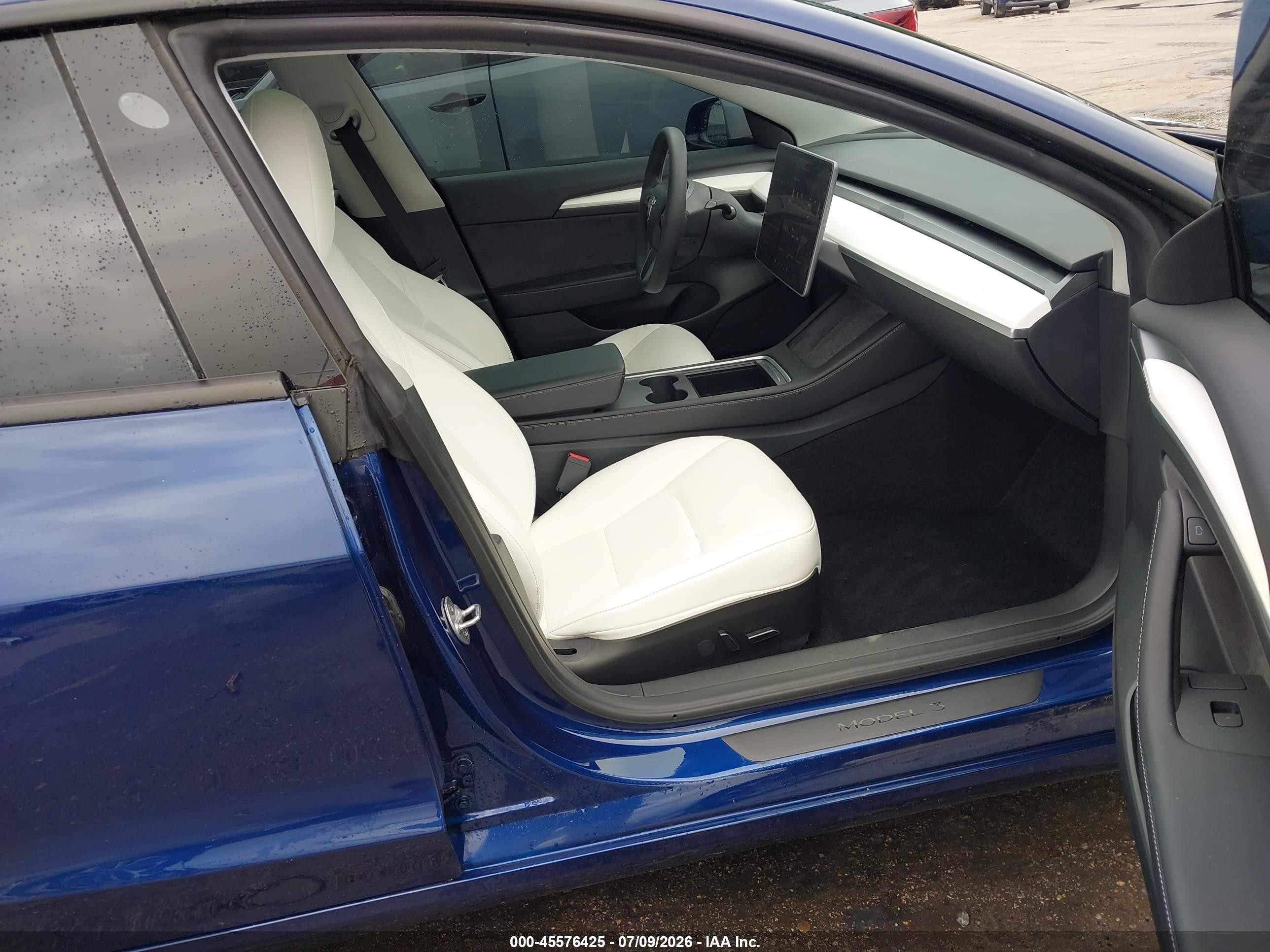 2023 Tesla Model 3 VIN 5YJ3E1EC0PF586489 IAAI salvage auction — Front End, Salvage (West Virginia), sold $13,500 on 2026-10-02 (photo 5)