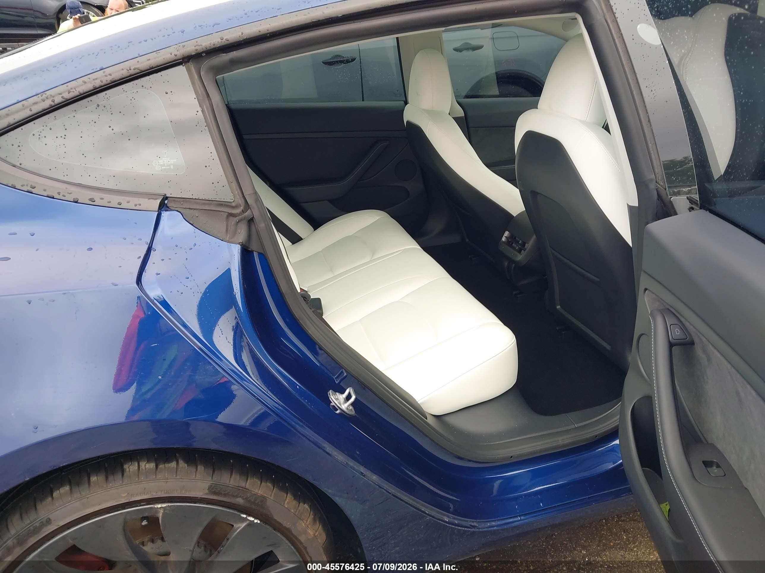 2023 Tesla Model 3 VIN 5YJ3E1EC0PF586489 IAAI salvage auction — Front End, Salvage (West Virginia), sold $13,500 on 2026-10-02 (photo 8)